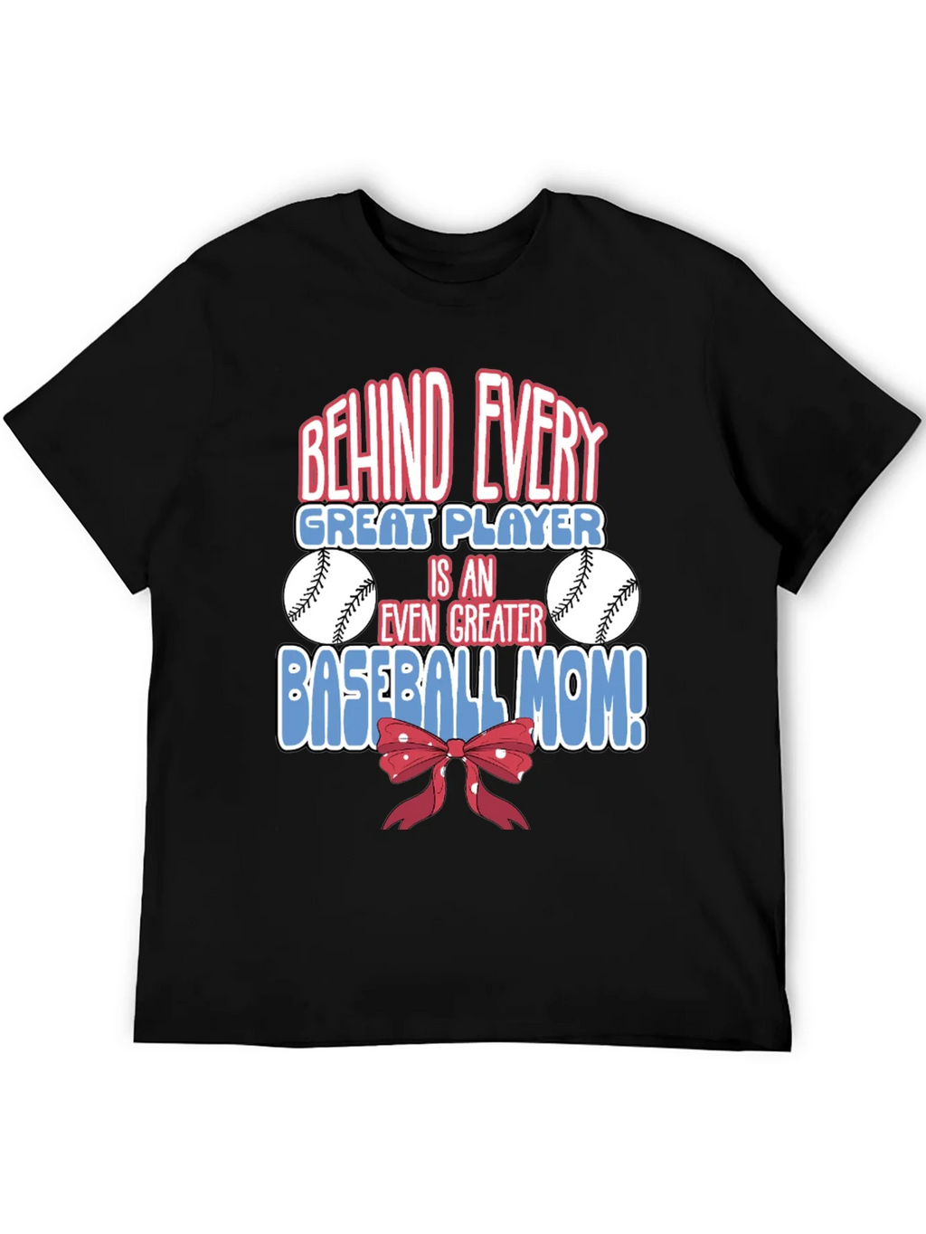 Baseball Mom Graphic T-Shirt - Great Player Tee product image 5