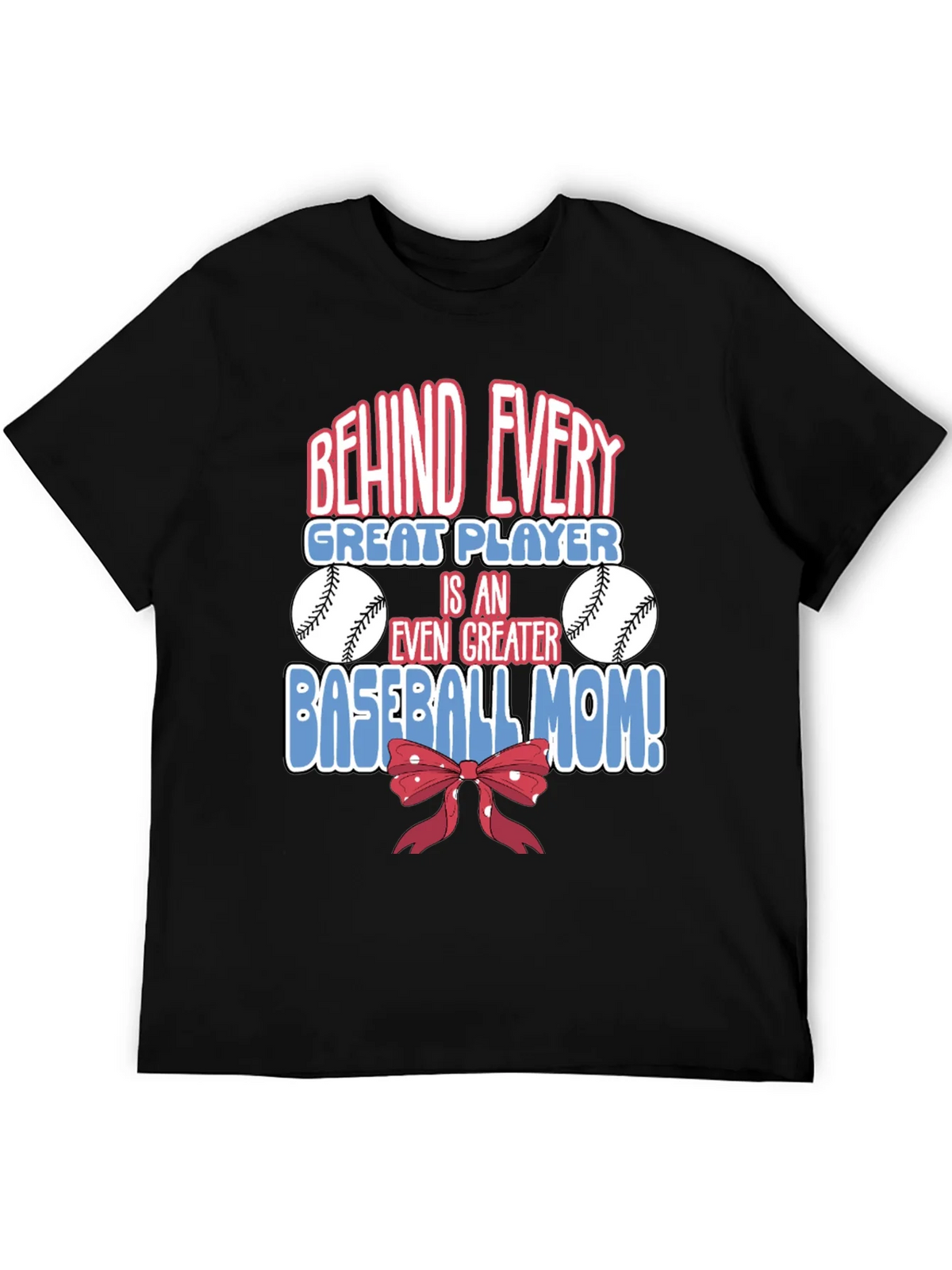Baseball Mom Graphic T-Shirt - Great Player Tee product image 5