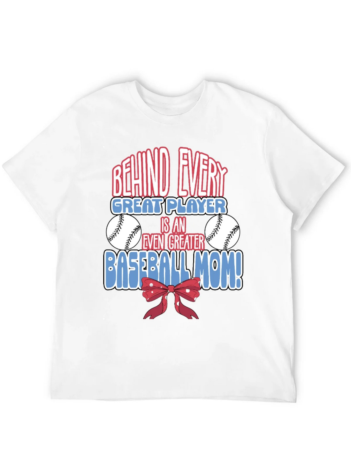 Baseball Mom Graphic T-Shirt - Great Player Tee product image 11