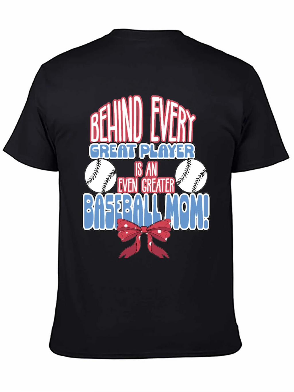 Baseball Mom Graphic T-Shirt - Great Player Tee product image 4