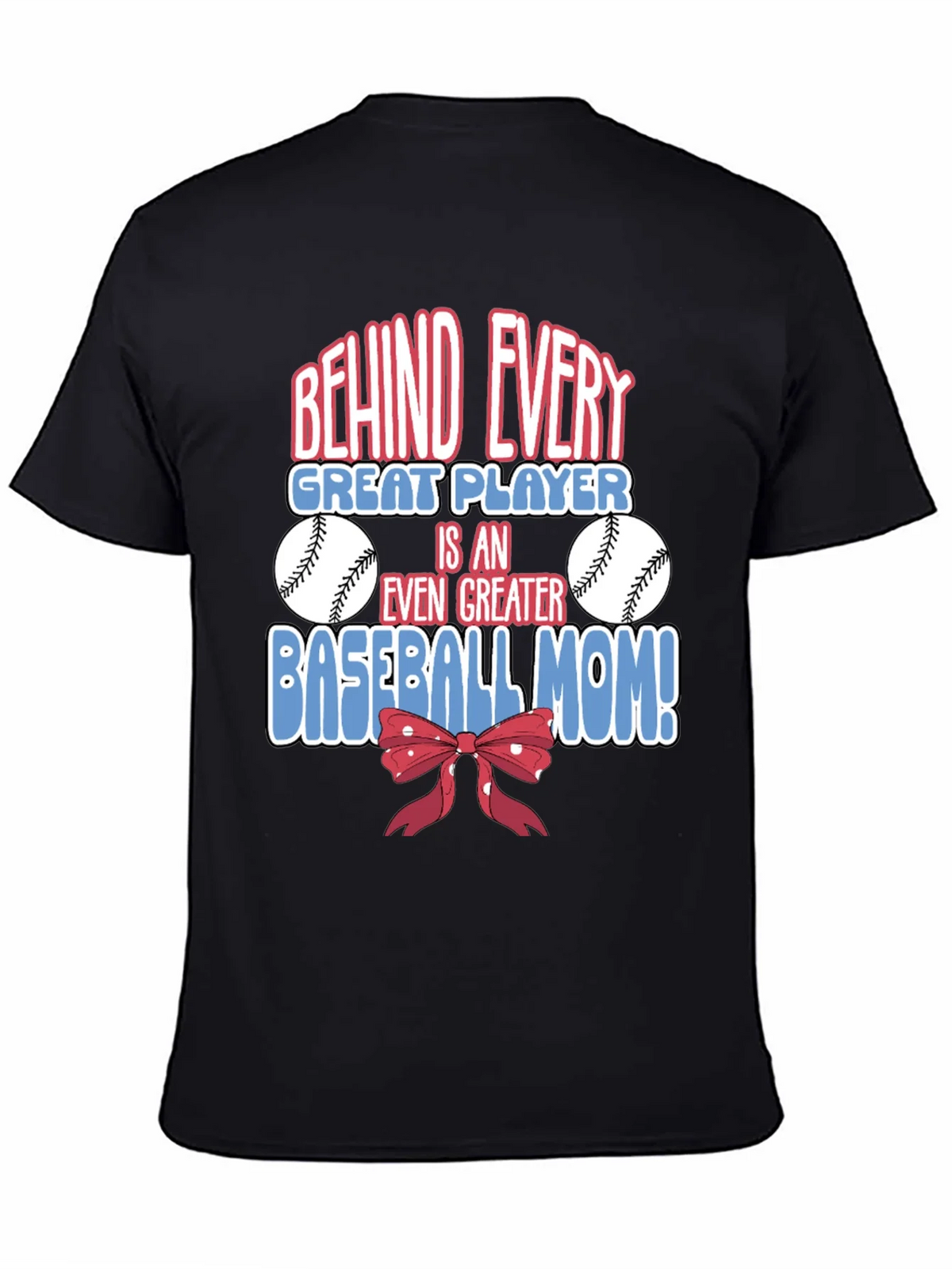 Baseball Mom Graphic T-Shirt - Great Player Tee product image 4