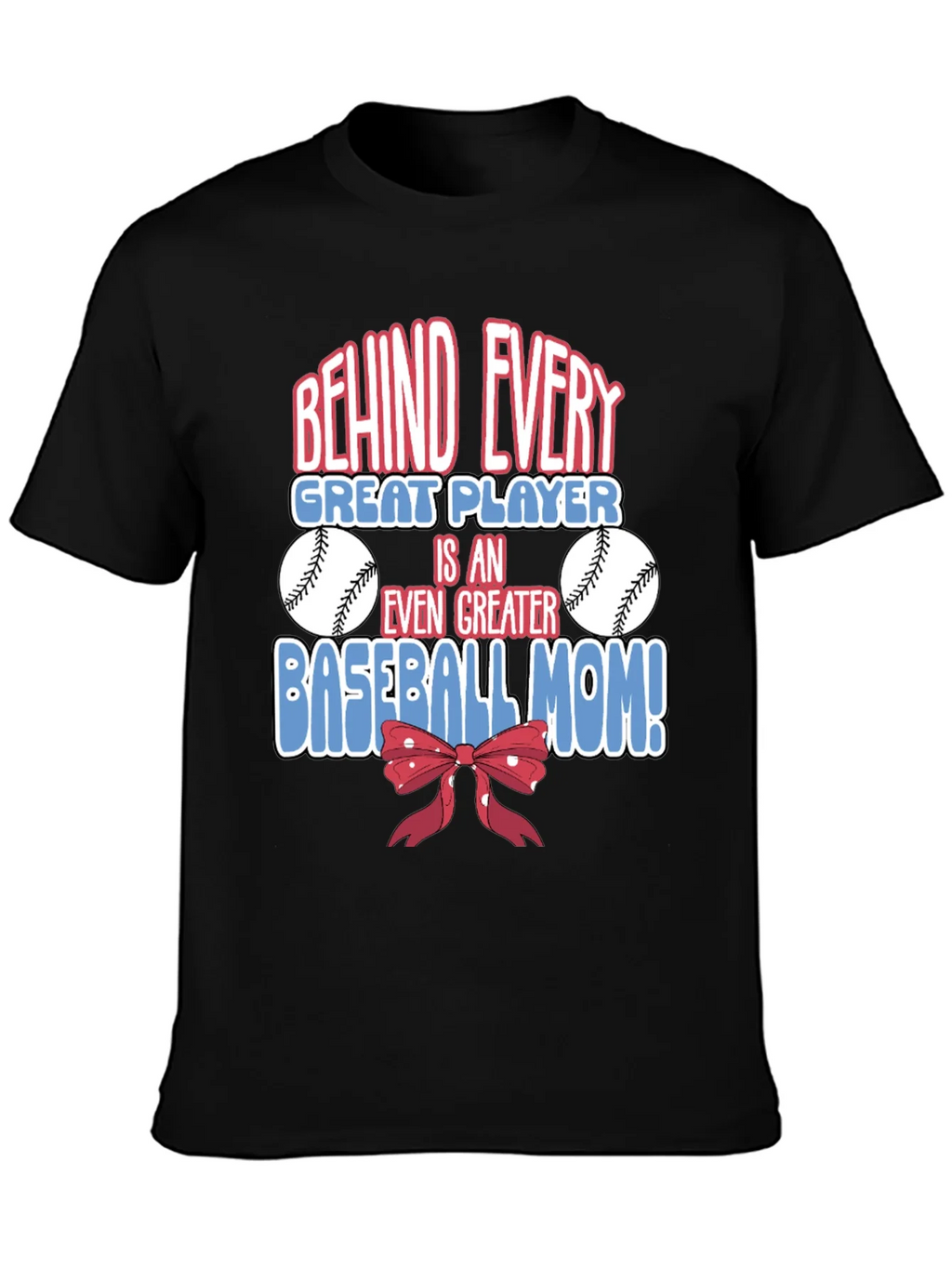 Baseball Mom Graphic T-Shirt - Great Player Tee product image 3