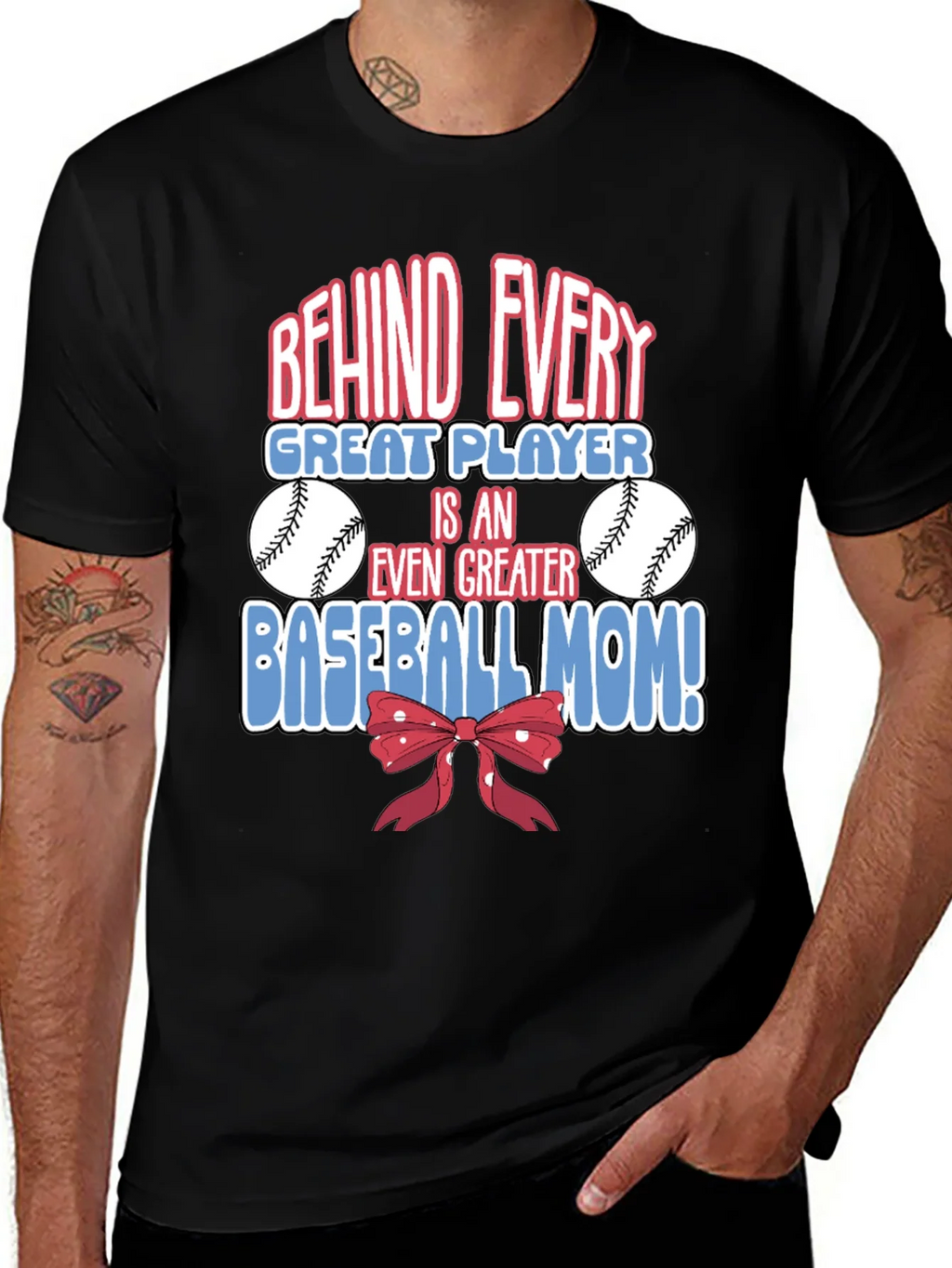 Baseball Mom Graphic T-Shirt - Great Player Tee product image 1