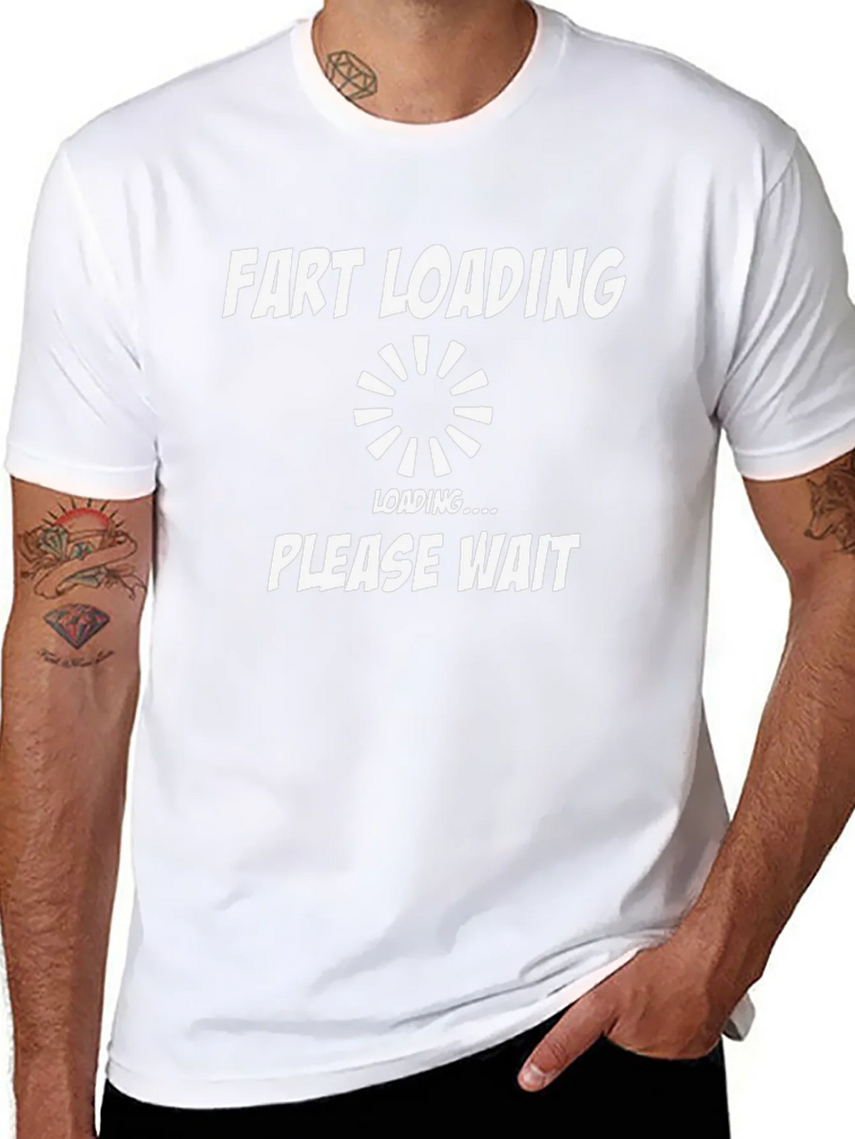 Fart Loading Funny Graphic T-Shirt product image 7