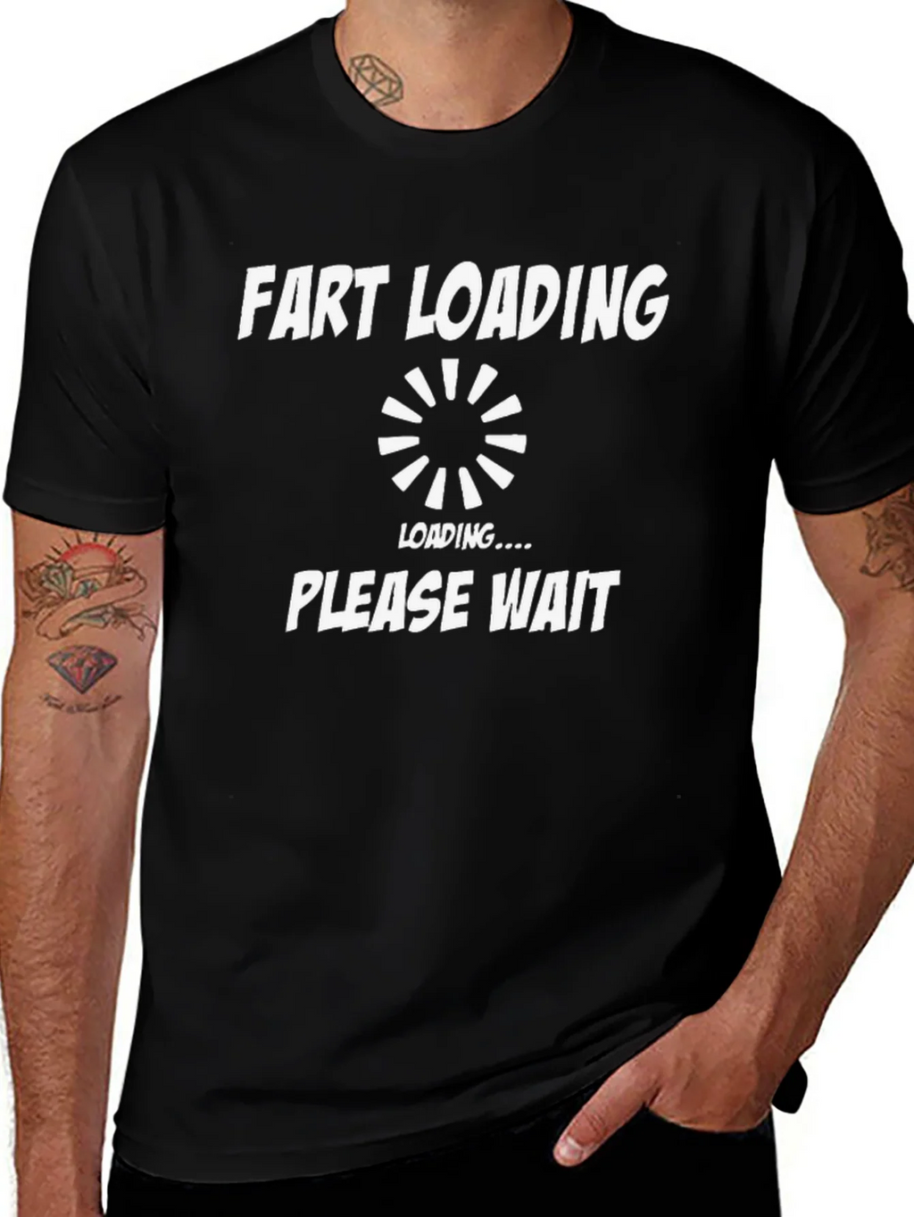 Fart Loading Funny Graphic T-Shirt product image 1