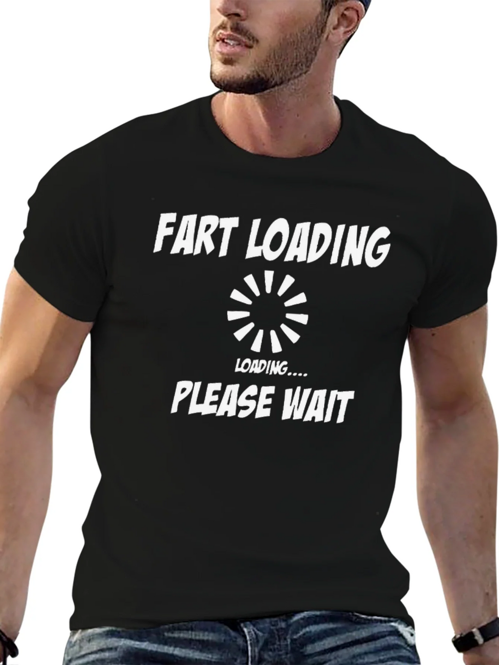 Fart Loading Funny Graphic T-Shirt product image 6