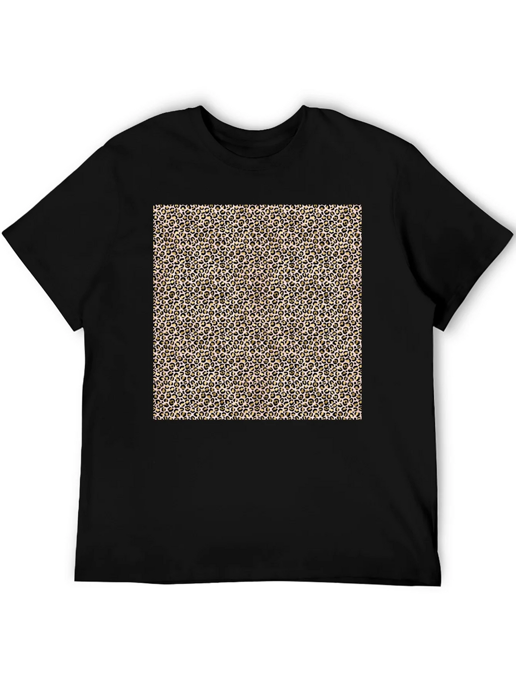 Leopard Print Graphic Tee - Mens Black T-Shirt product image 3