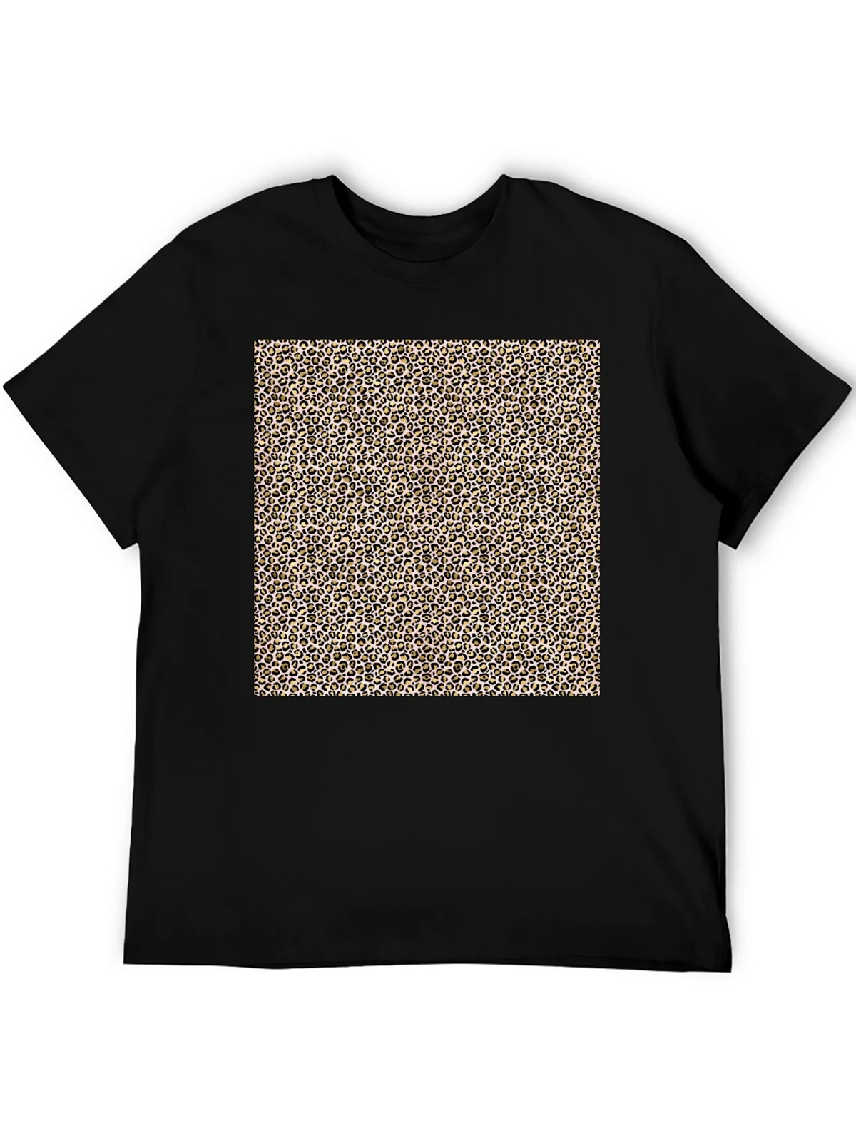 Leopard Print Graphic Tee - Mens Black T-Shirt product image 3