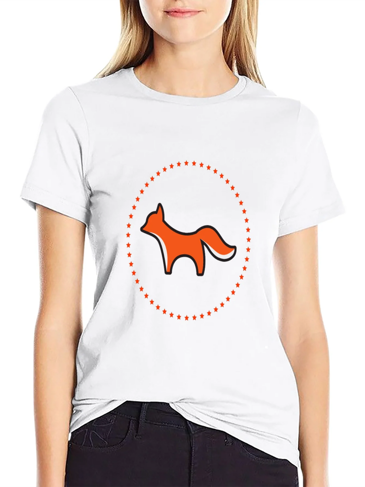 Fox & Stars Graphic Tee - Cool Casual Style product image 8