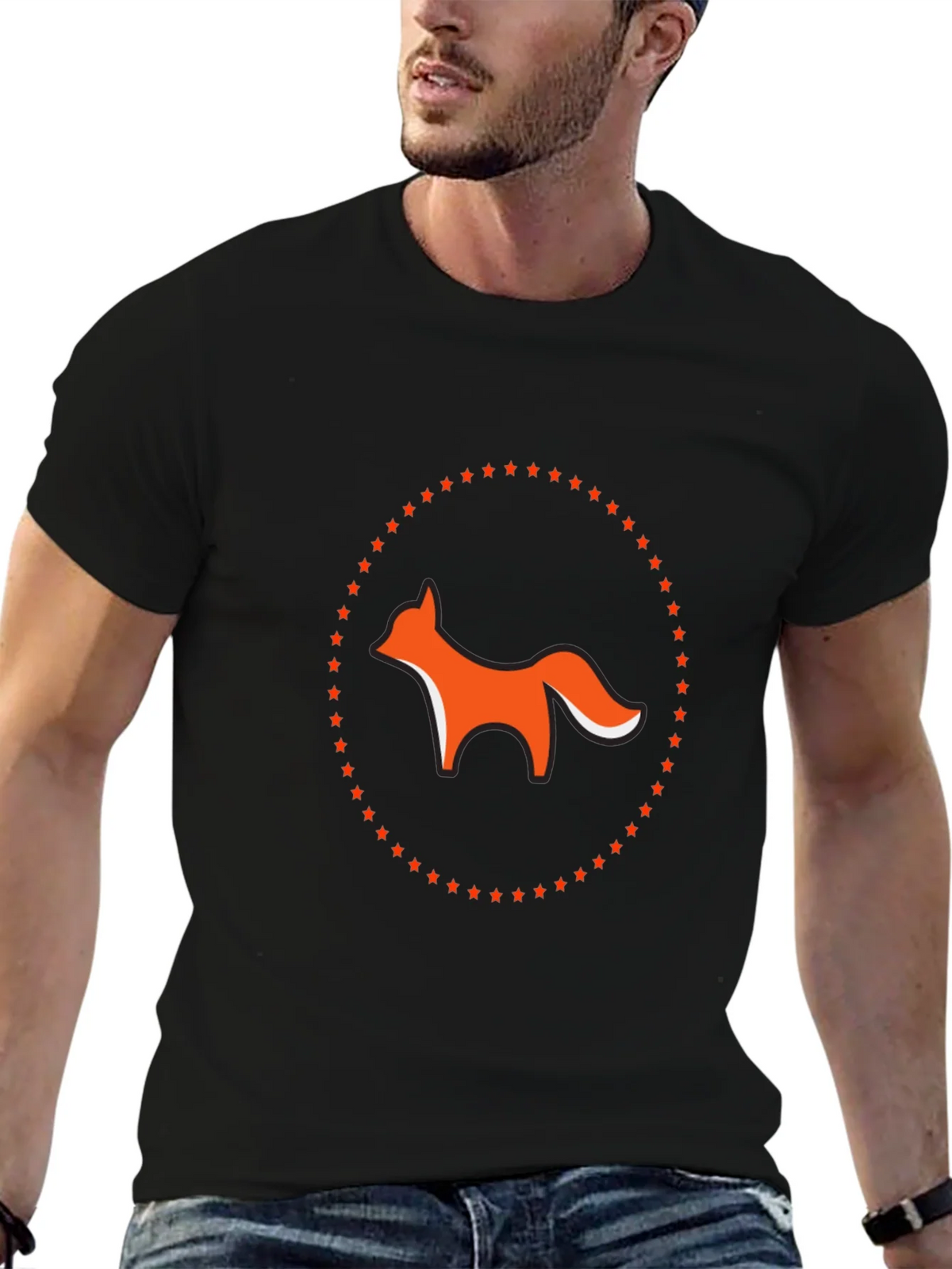 Fox & Stars Graphic Tee - Cool Casual Style product image 6