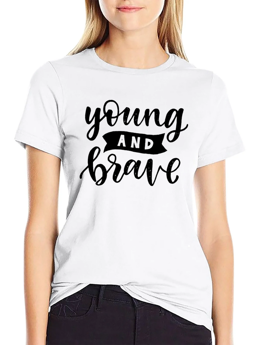 Young and Brave Graphic Tee - Modern Fit product image 6