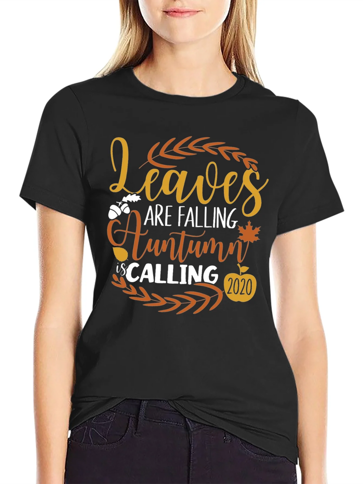 Autumn Leaves T-Shirt - Fall Season Apparel product image 2