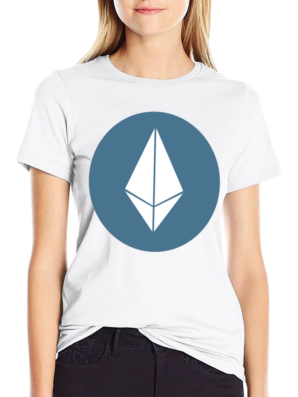 Ethereum Logo Black T-Shirt product image 8