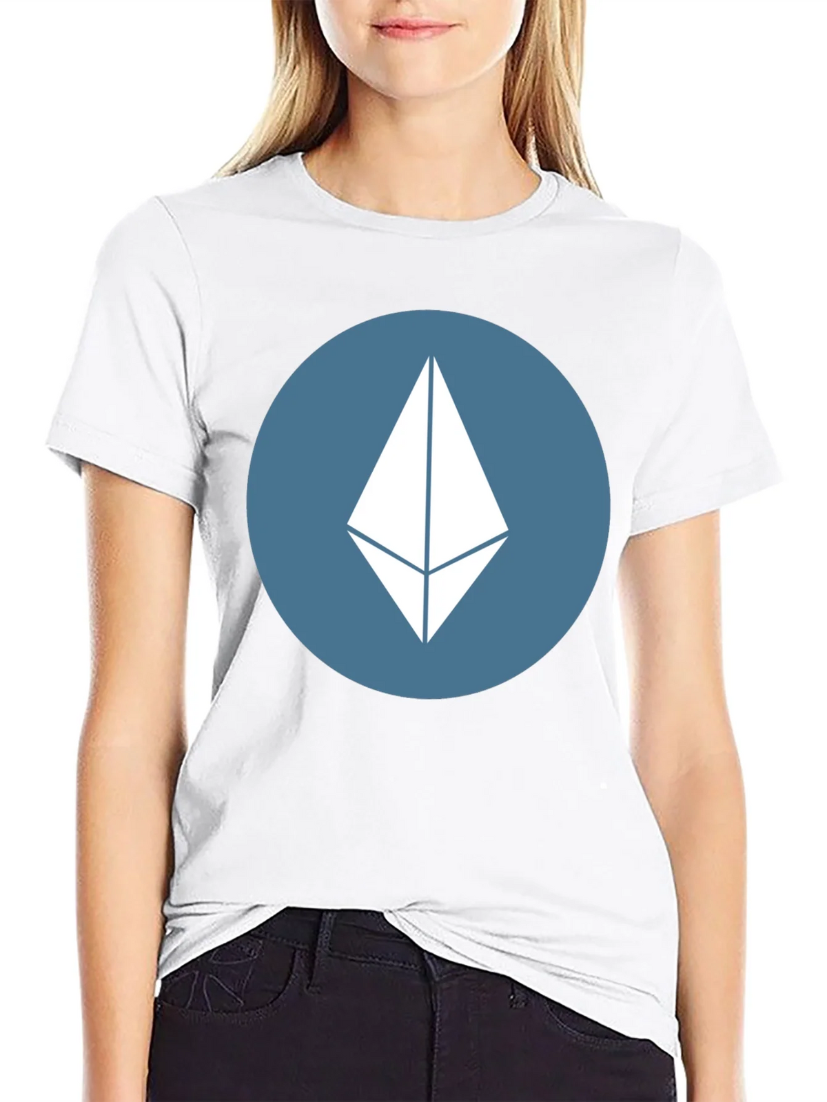 Ethereum Logo Black T-Shirt product image 8