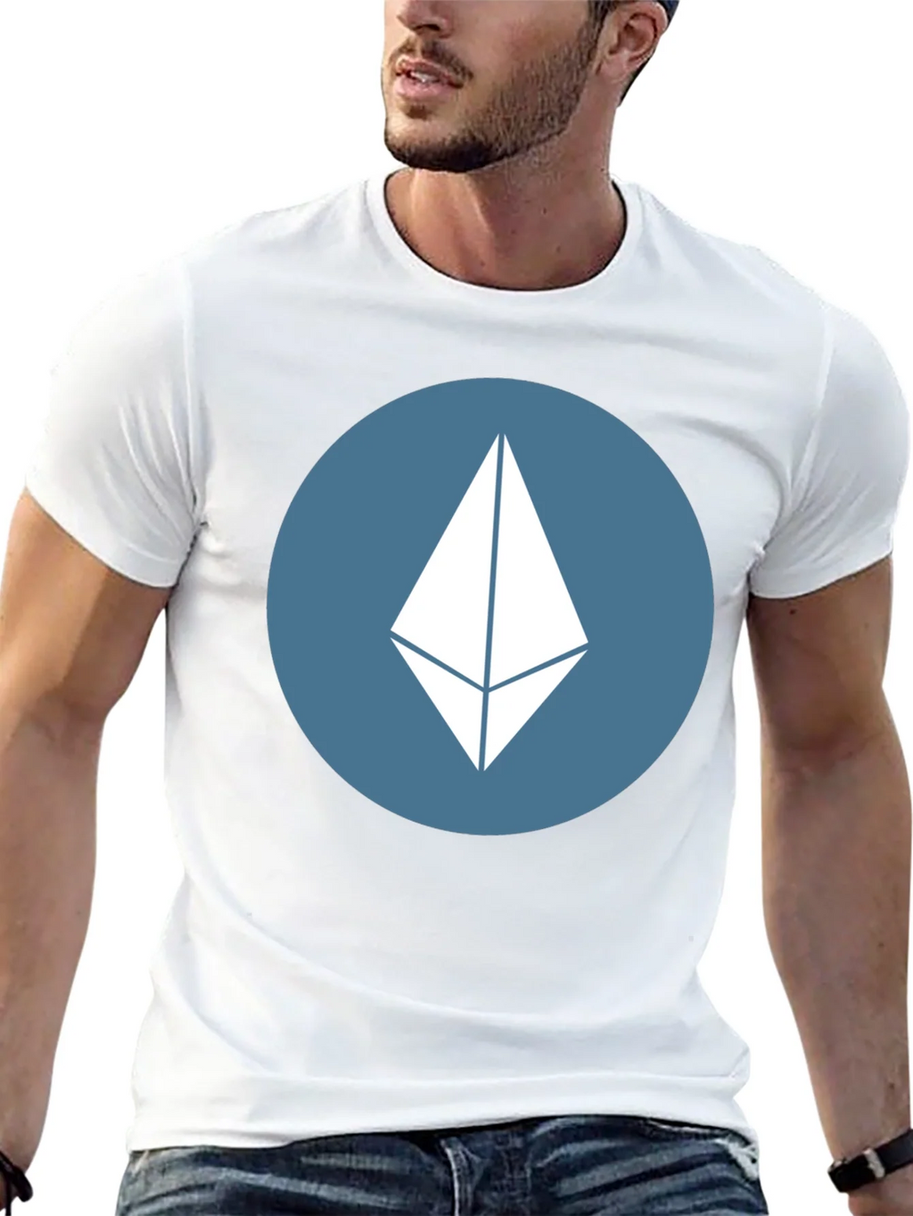 Ethereum Logo Black T-Shirt product image 12