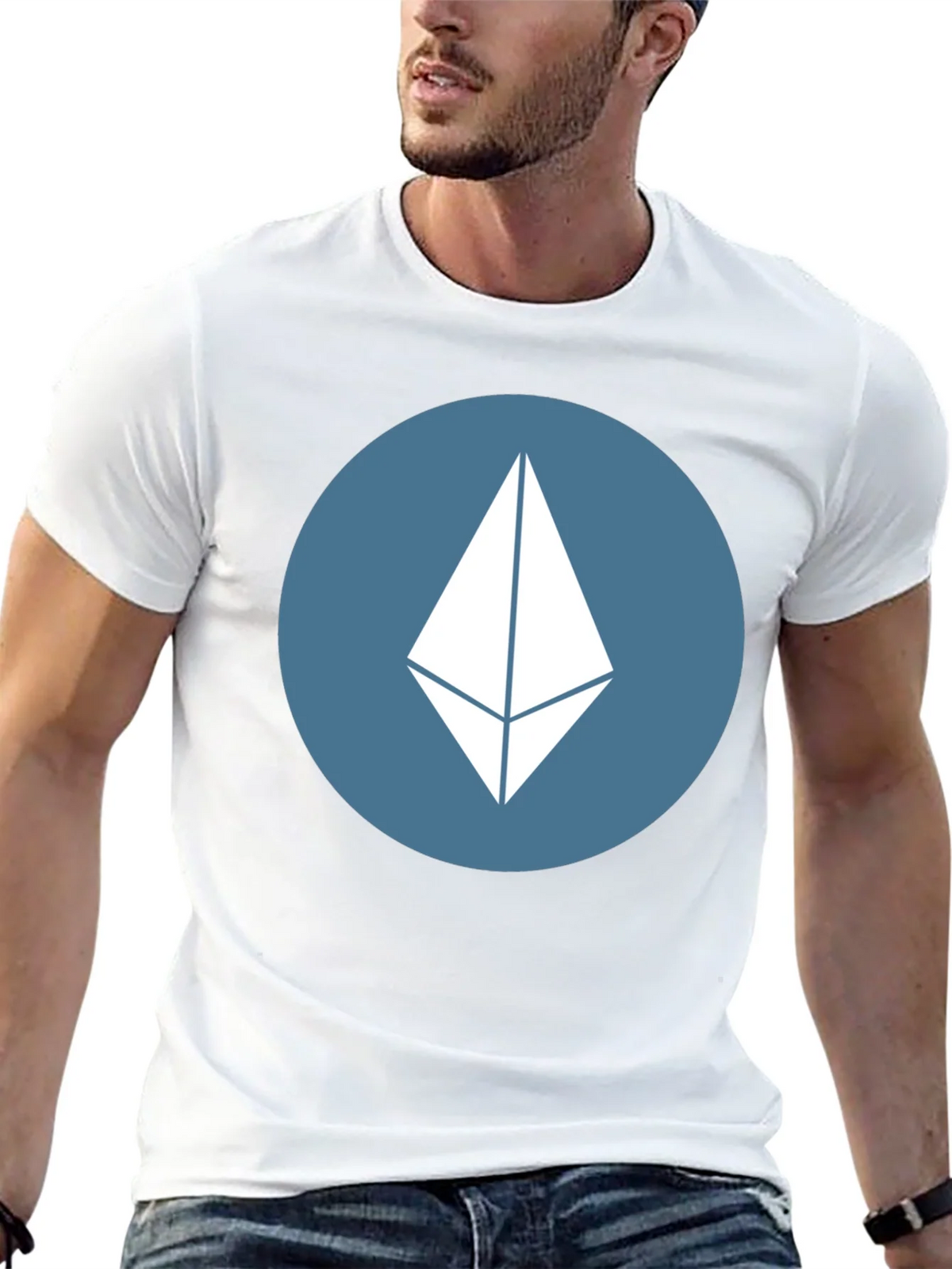 Ethereum Logo Black T-Shirt product image 12