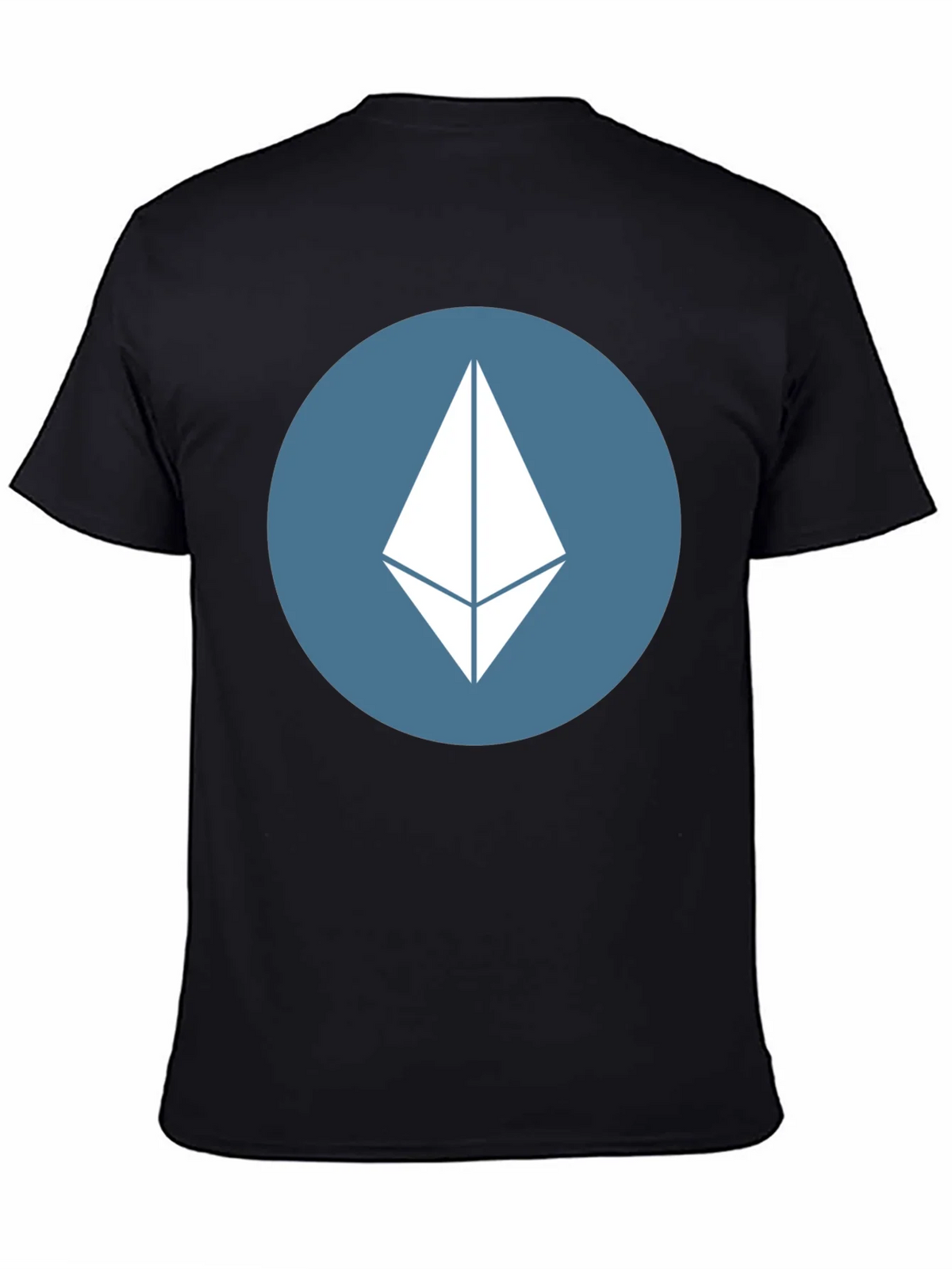 Ethereum Logo Black T-Shirt product image 4