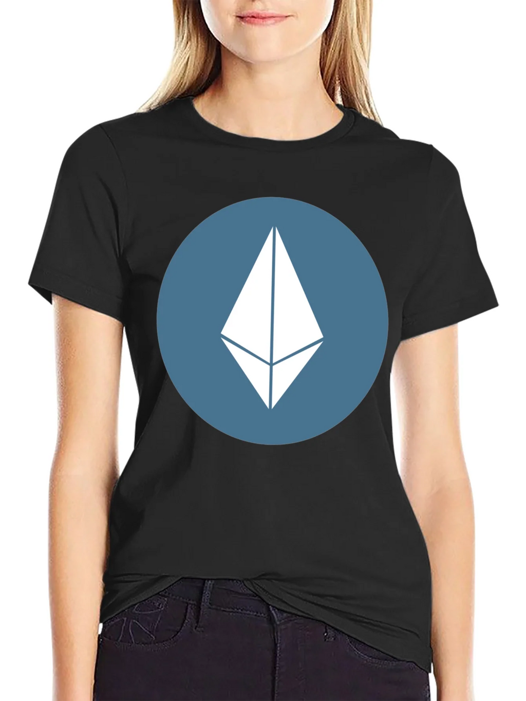 Ethereum Logo Black T-Shirt product image 2