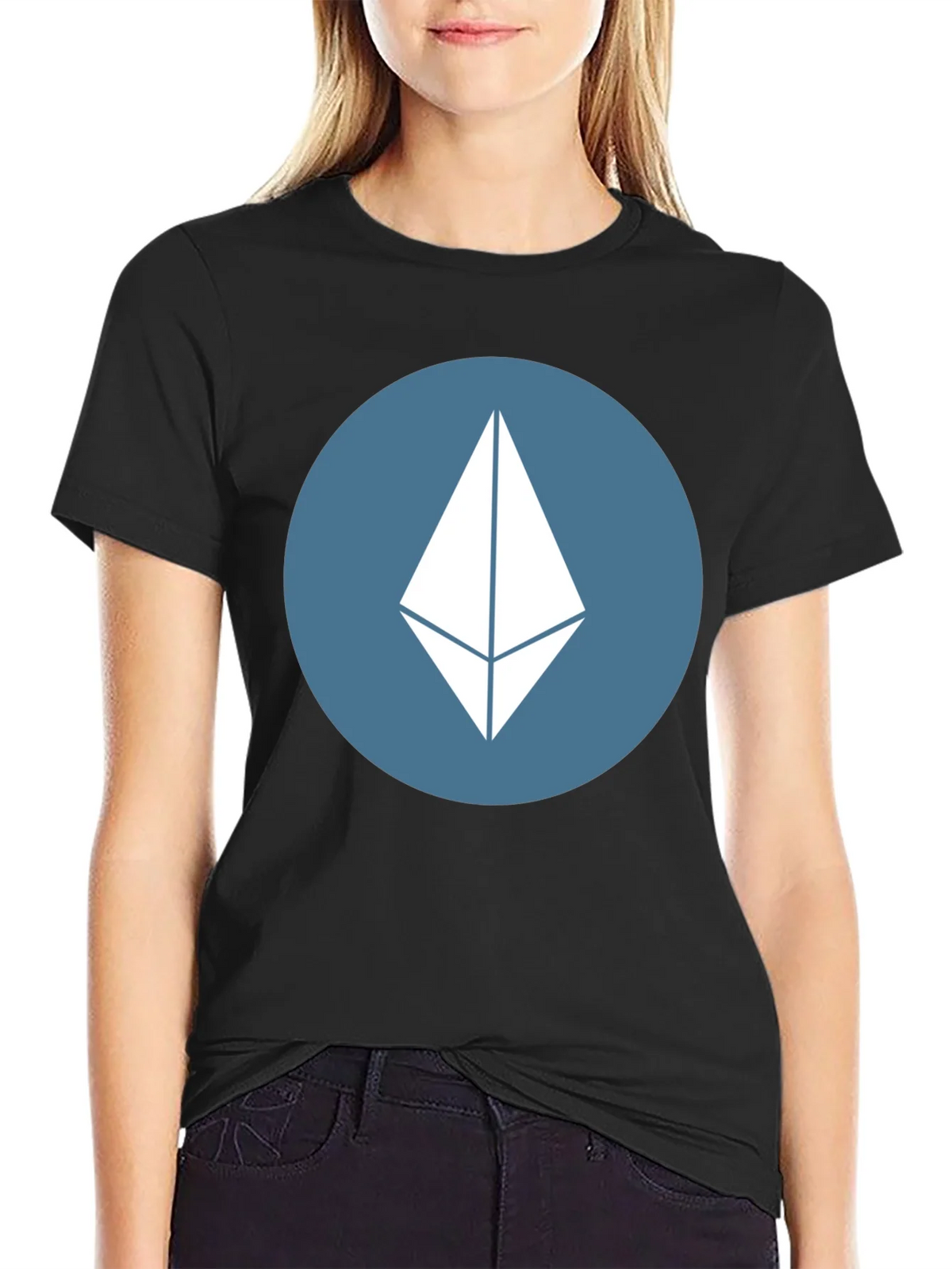 Ethereum Logo Black T-Shirt product image 2