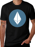 Ethereum Logo Black T-Shirt product image 1