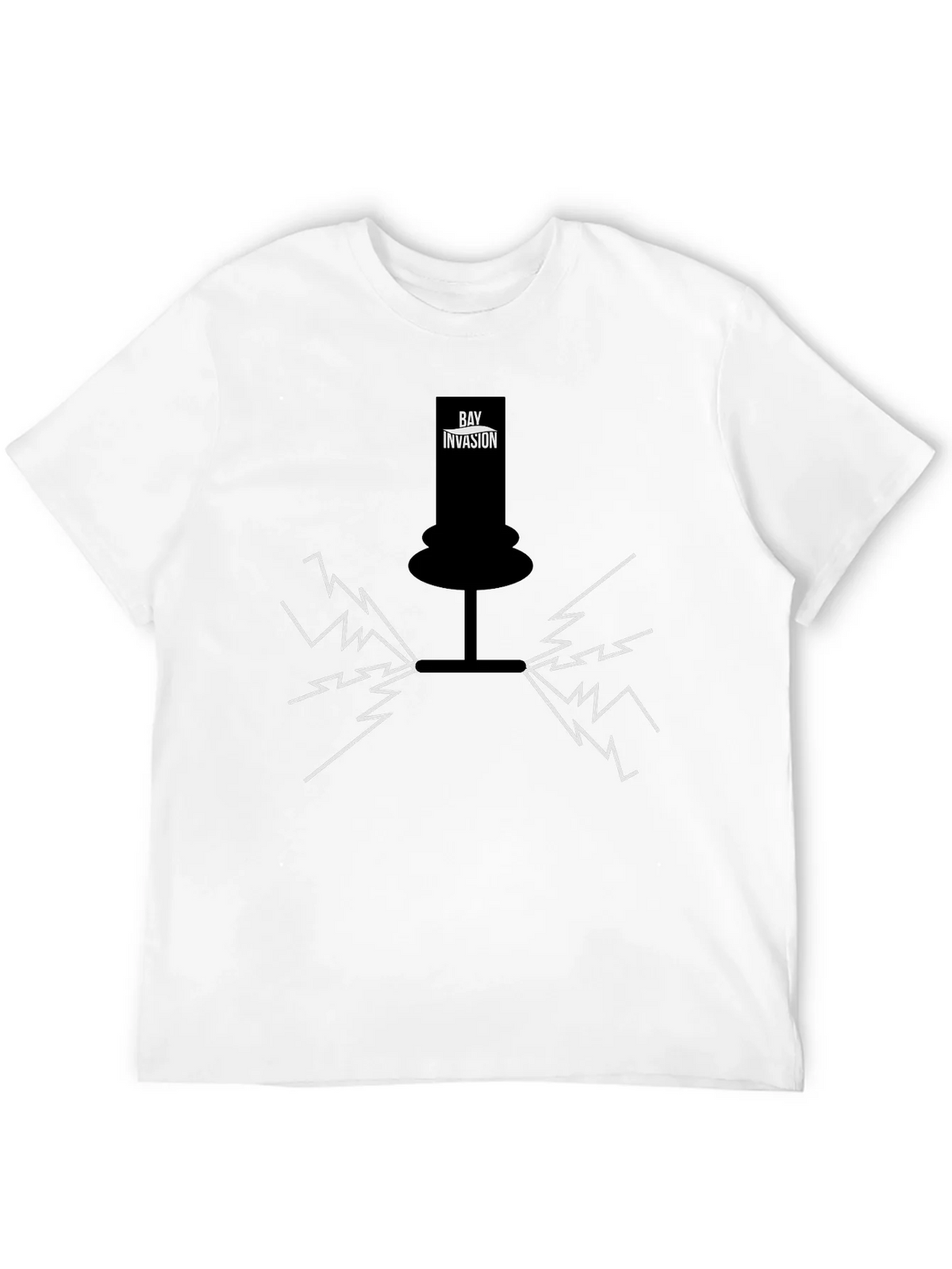 Bay Invasion Black Graphic T-Shirt product image 11