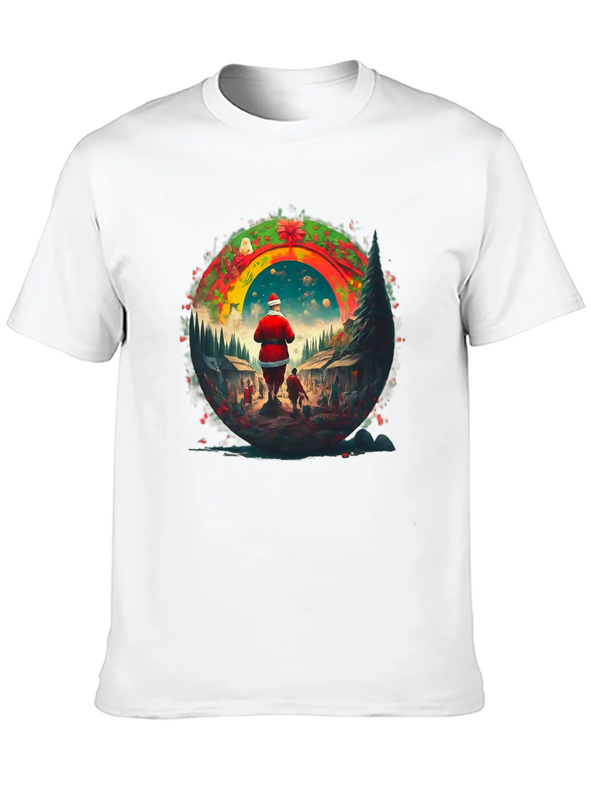 Festive Santa Claus T-Shirt product image 7