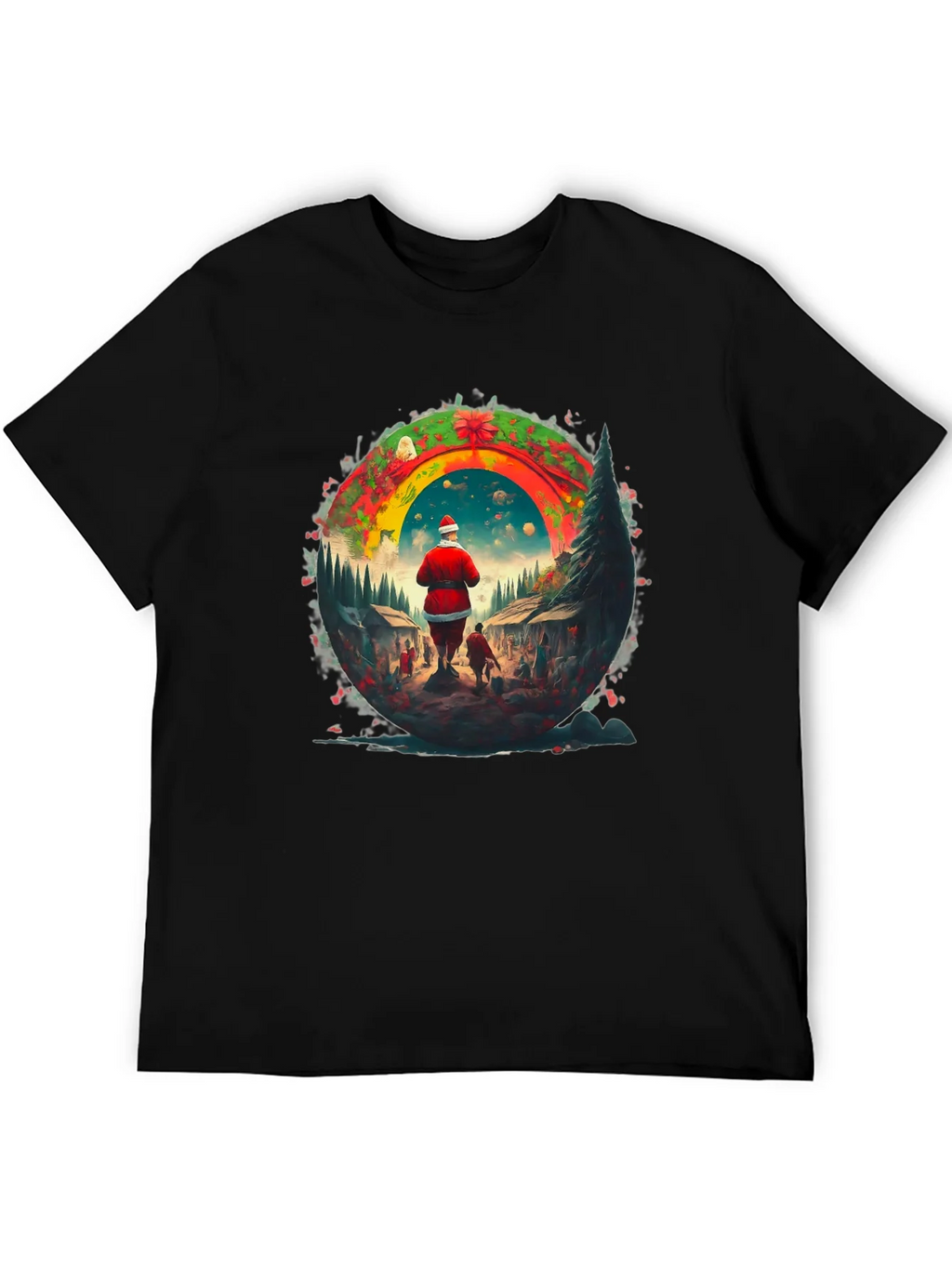 Festive Santa Claus T-Shirt product image 4