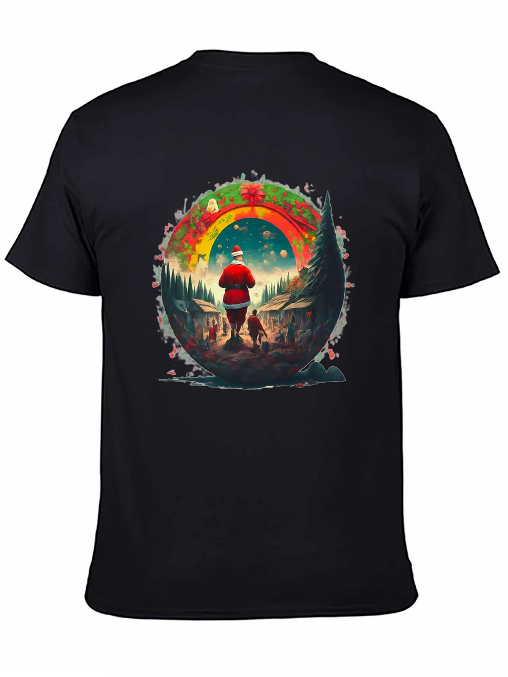 Festive Santa Claus T-Shirt product image 3