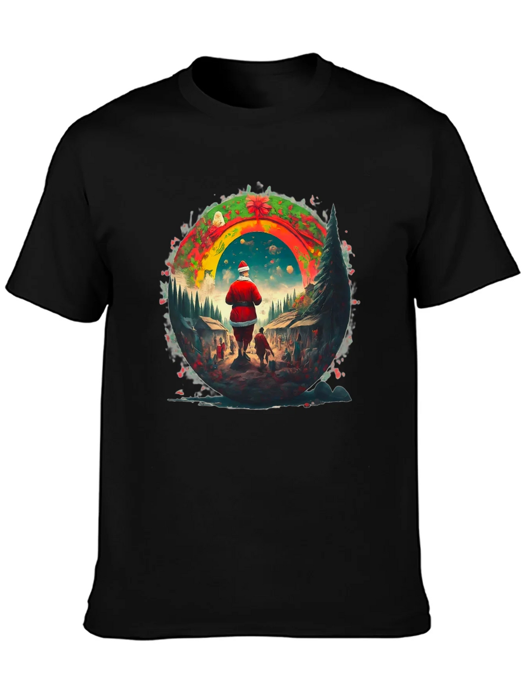 Festive Santa Claus T-Shirt product image 2