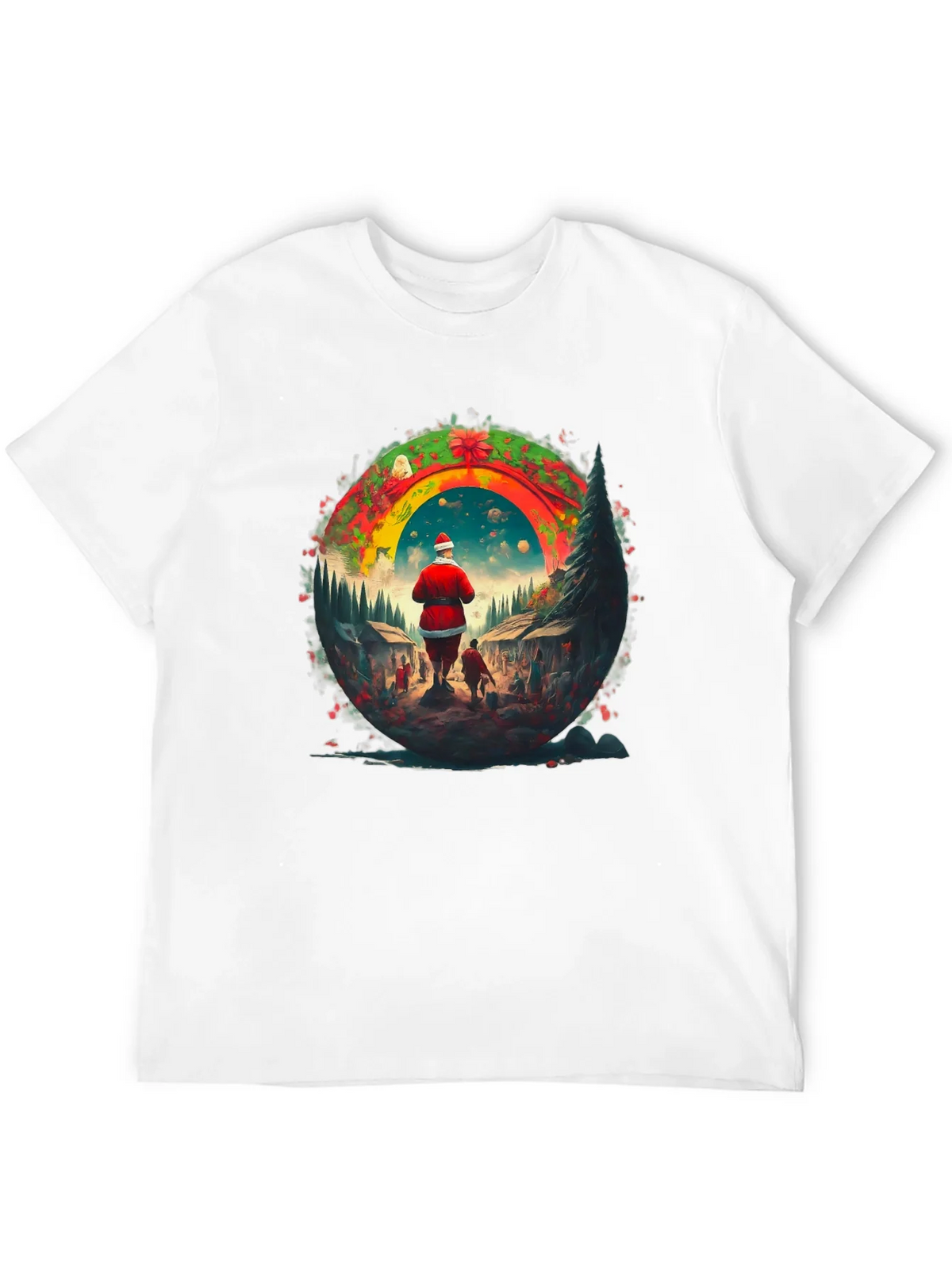 Festive Santa Claus T-Shirt product image 9