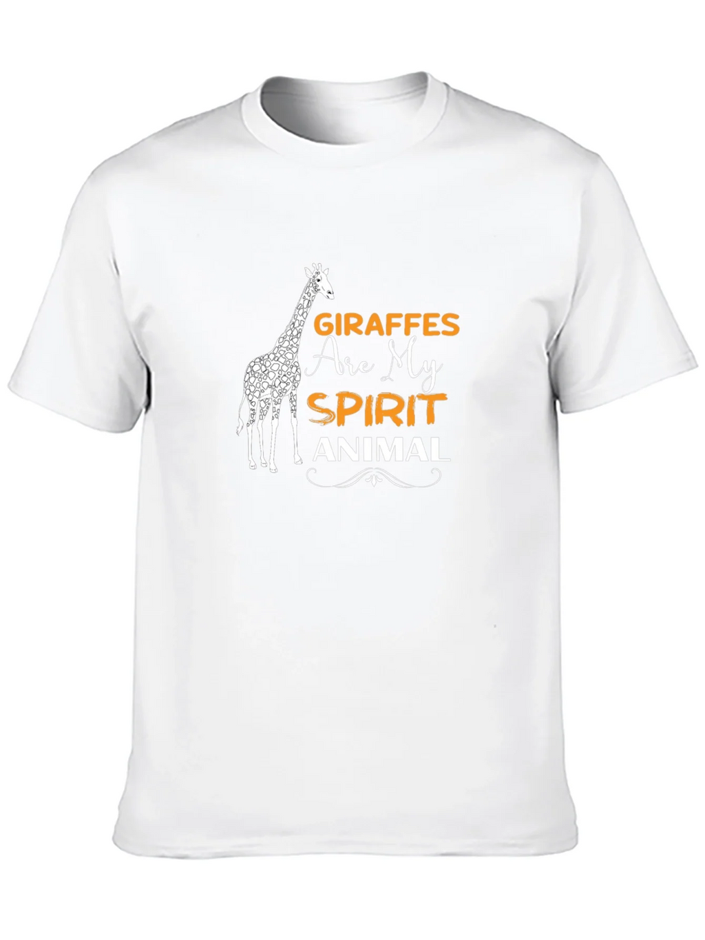 Giraffe Spirit Animal Graphic Tee - Black product image 9
