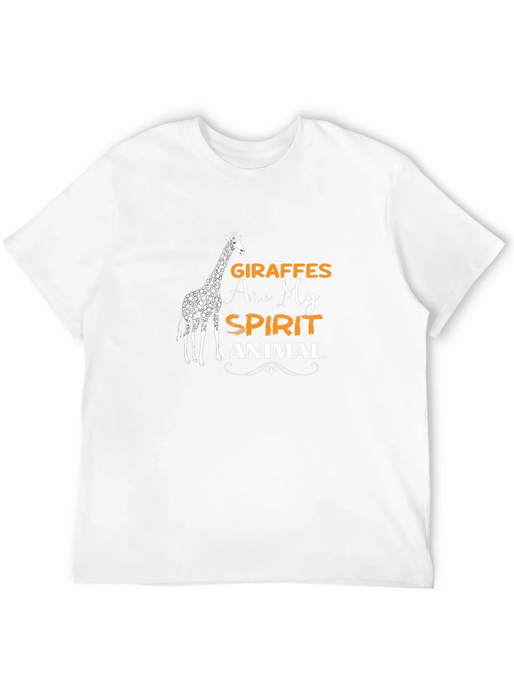 Giraffe Spirit Animal Graphic Tee - Black product image 11