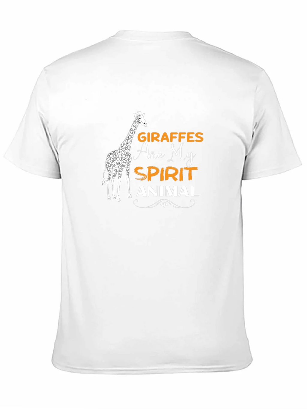 Giraffe Spirit Animal Graphic Tee - Black product image 10