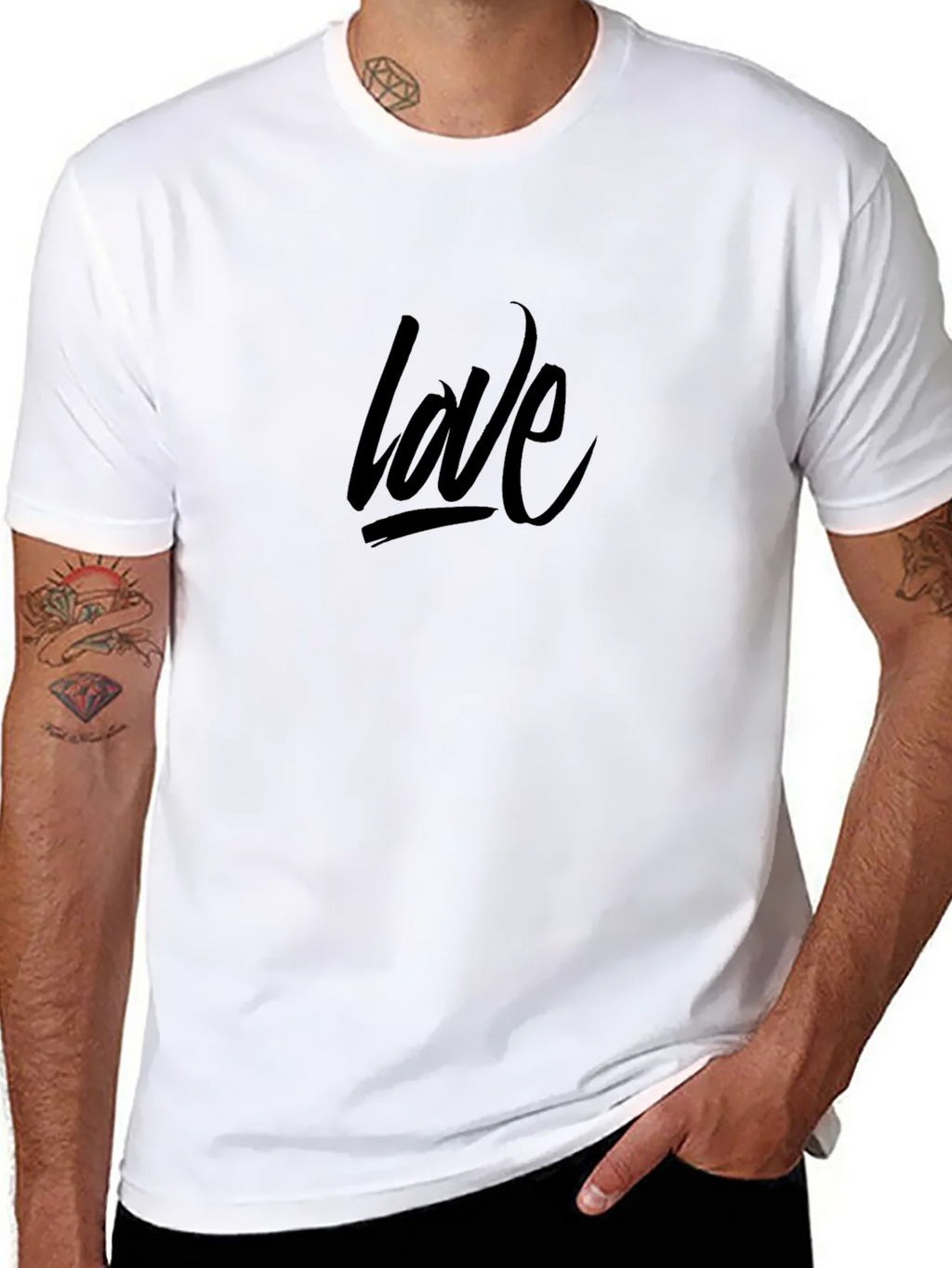 Love T-Shirt - Stylish Crew Neck Tee for Men product image 7