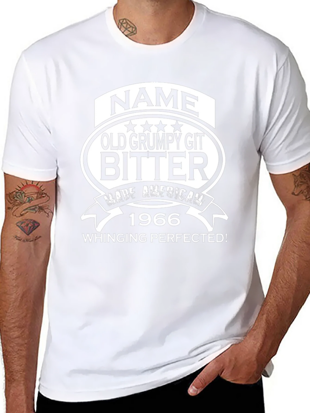 Old Grumpy Git Bitter 1966 Whinging T-Shirt product image 7