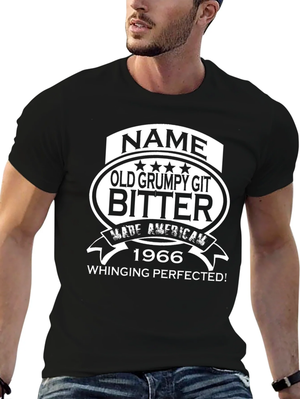 Old Grumpy Git Bitter 1966 Whinging T-Shirt product image 6