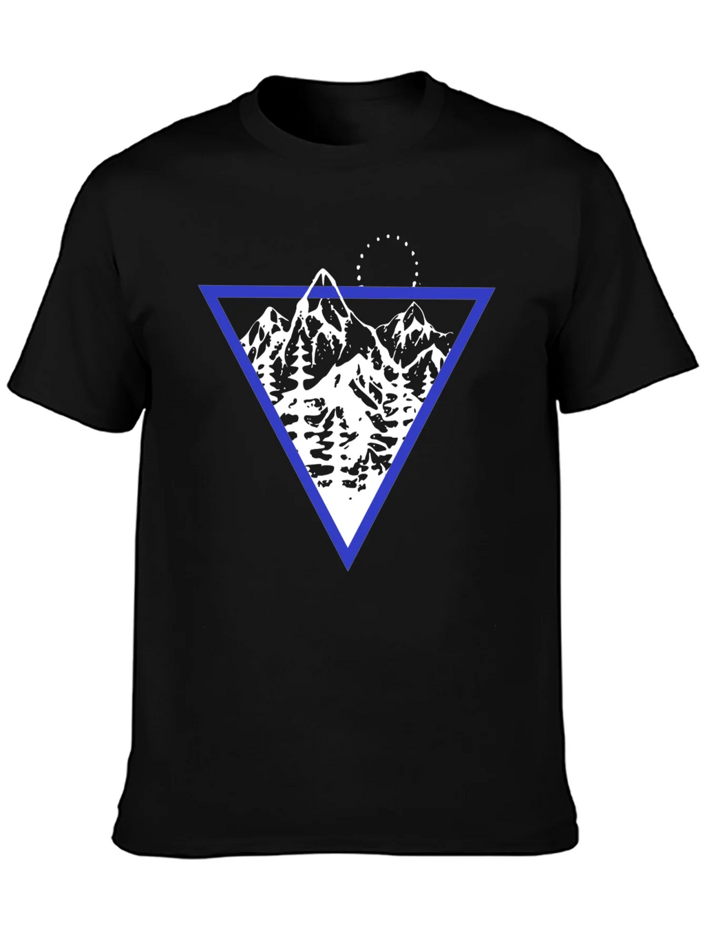 Geometric Mountain Graphic T-Shirt product image 3