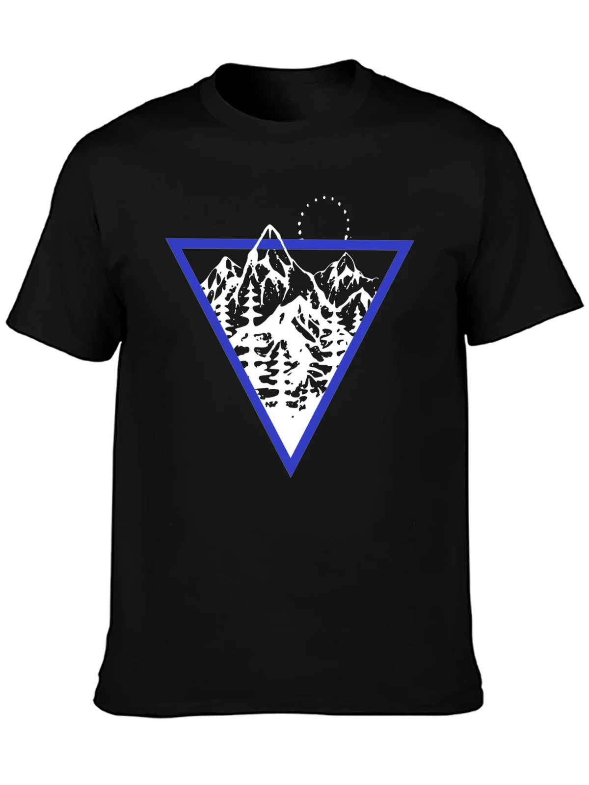 Geometric Mountain Graphic T-Shirt product image 3