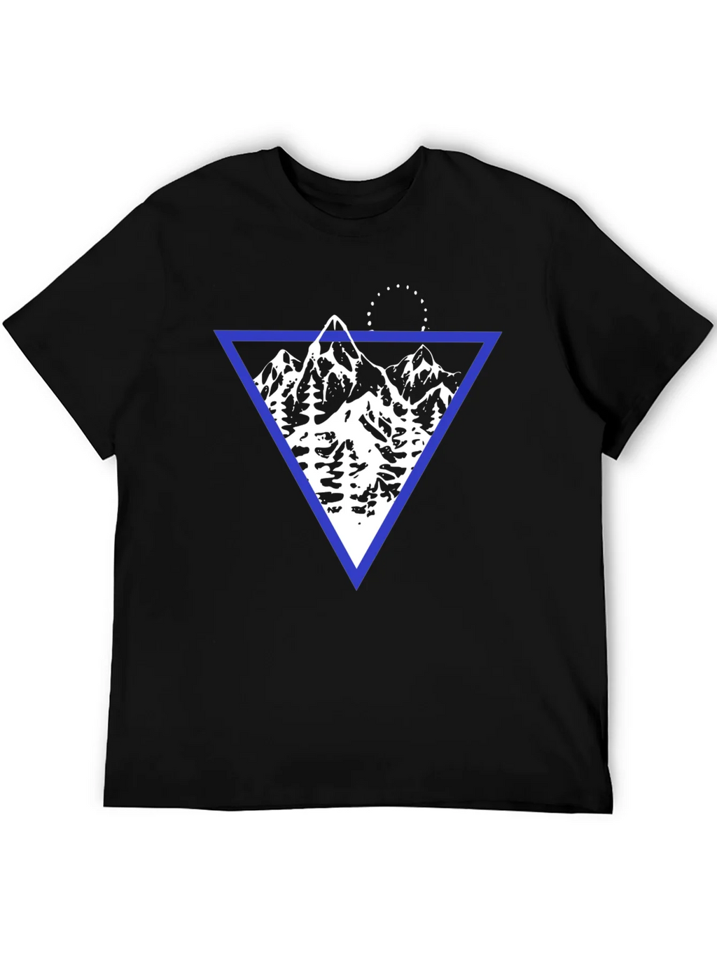 Geometric Mountain Graphic T-Shirt product image 5