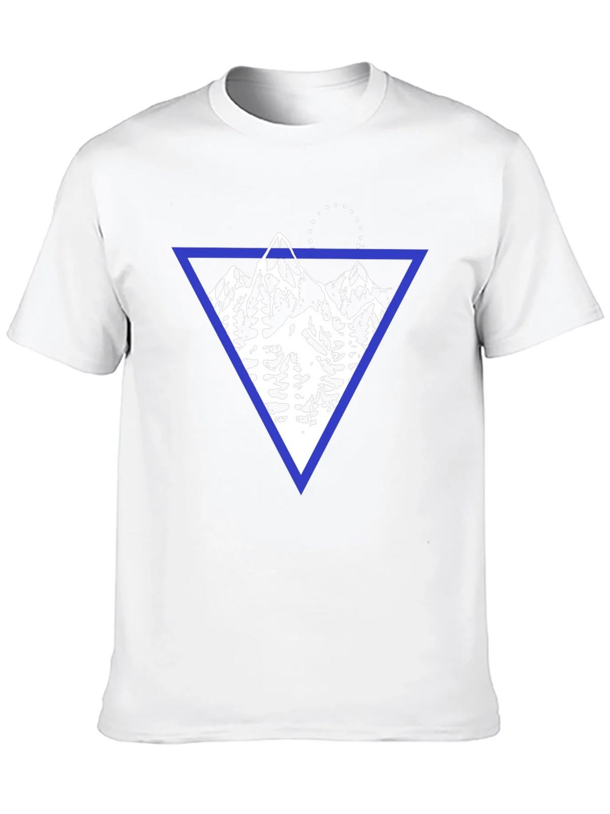 Geometric Mountain Graphic T-Shirt product image 9
