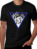 Geometric Mountain Graphic T-Shirt product image 1
