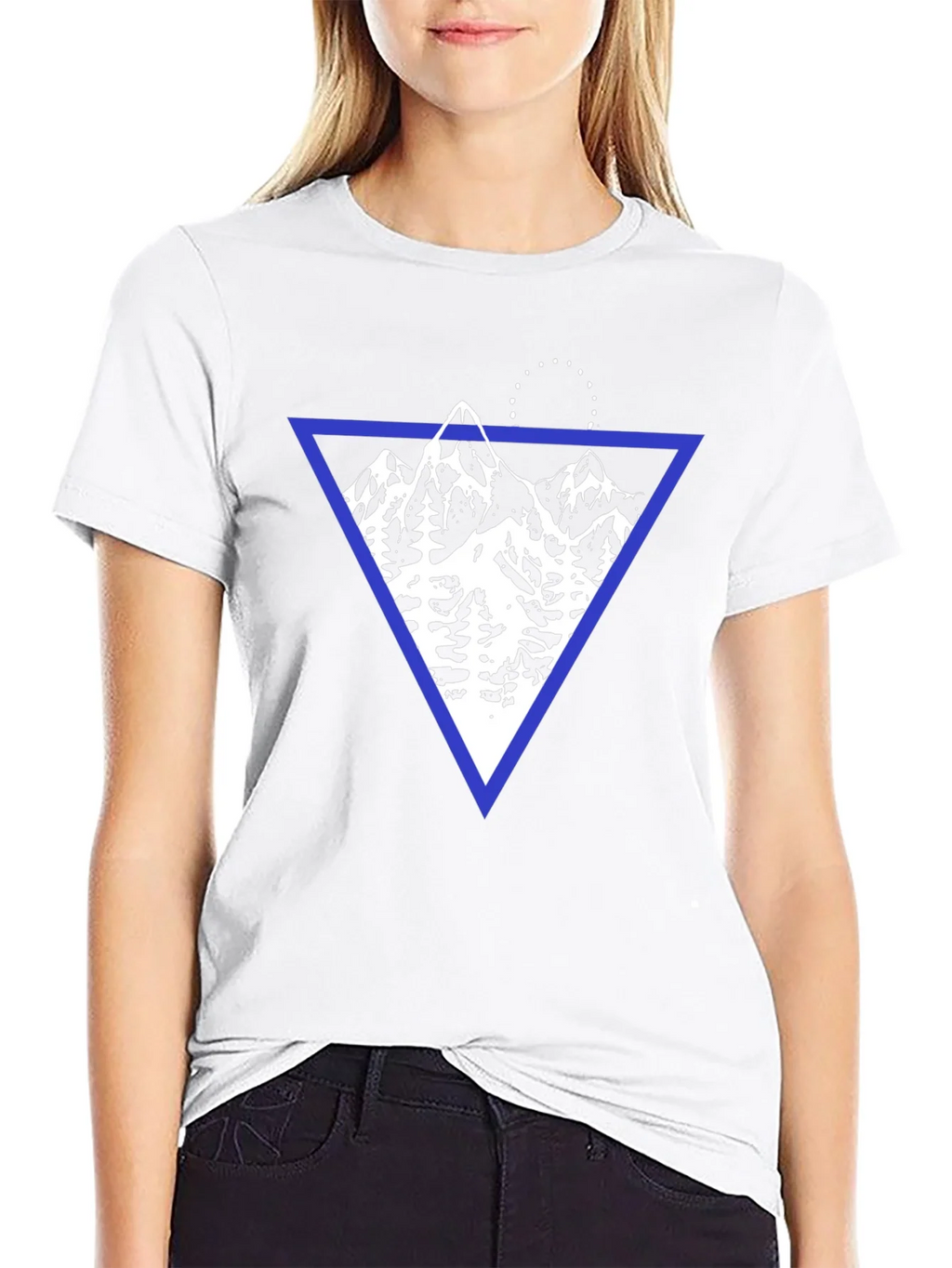 Geometric Mountain Graphic T-Shirt product image 8