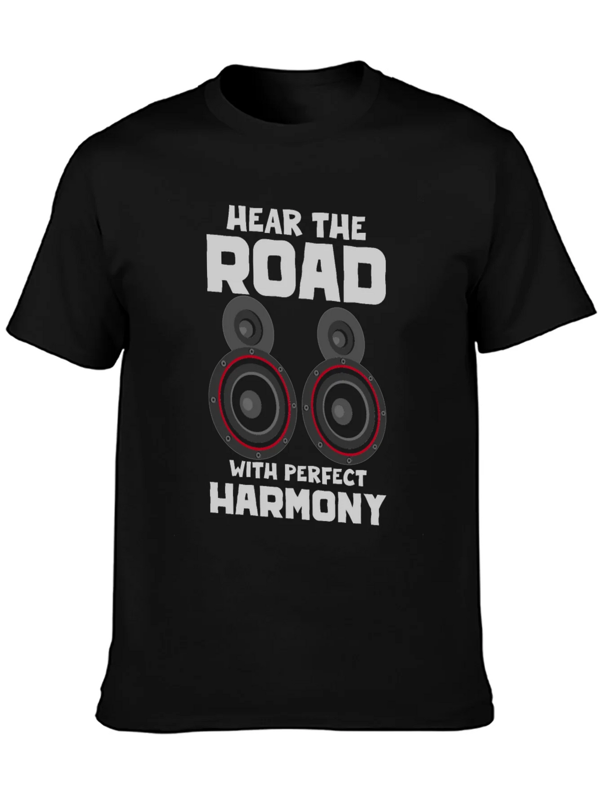 Hear The Road Mens Black T-Shirt product image 3