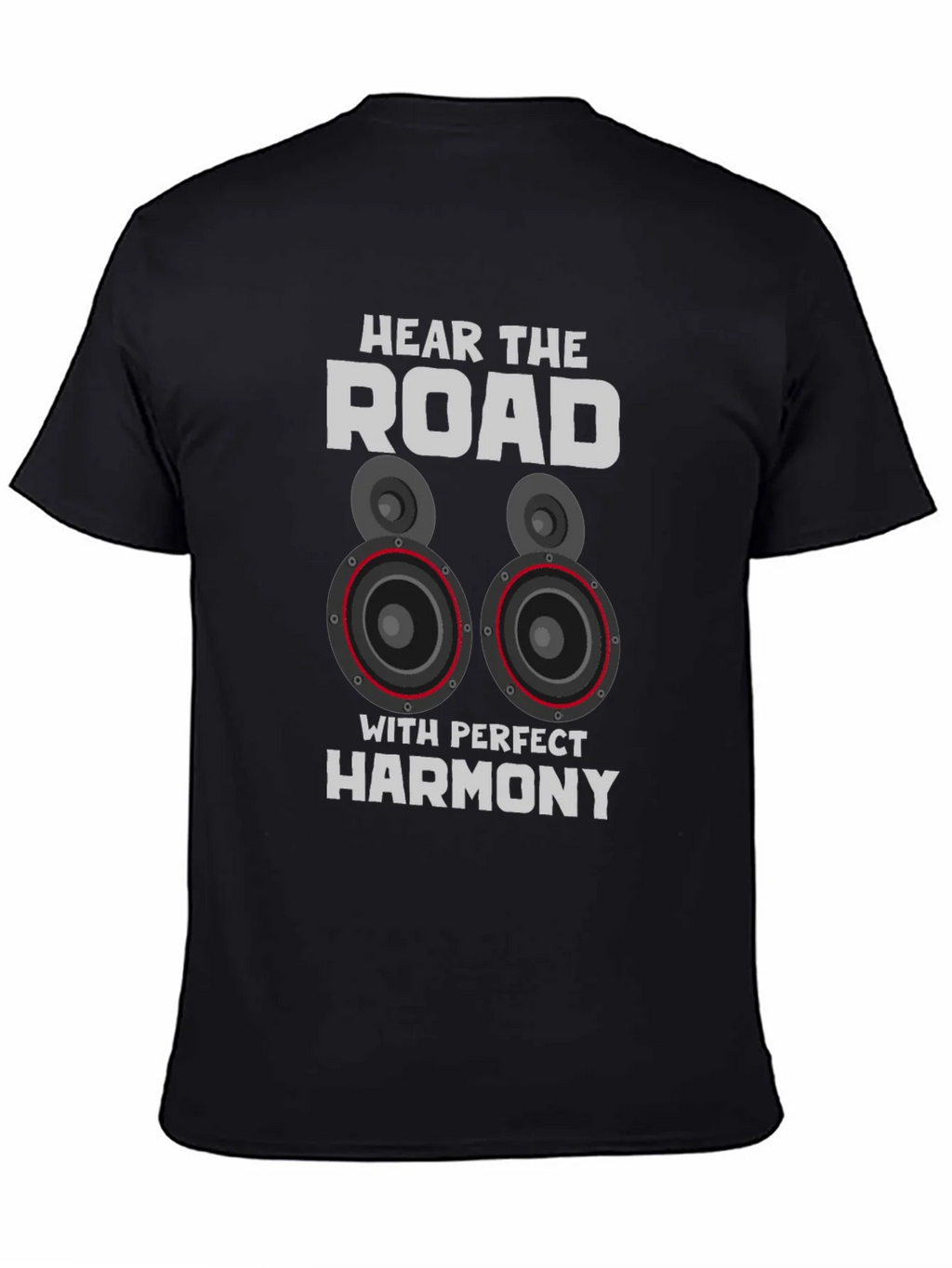 Hear The Road Mens Black T-Shirt product image 4