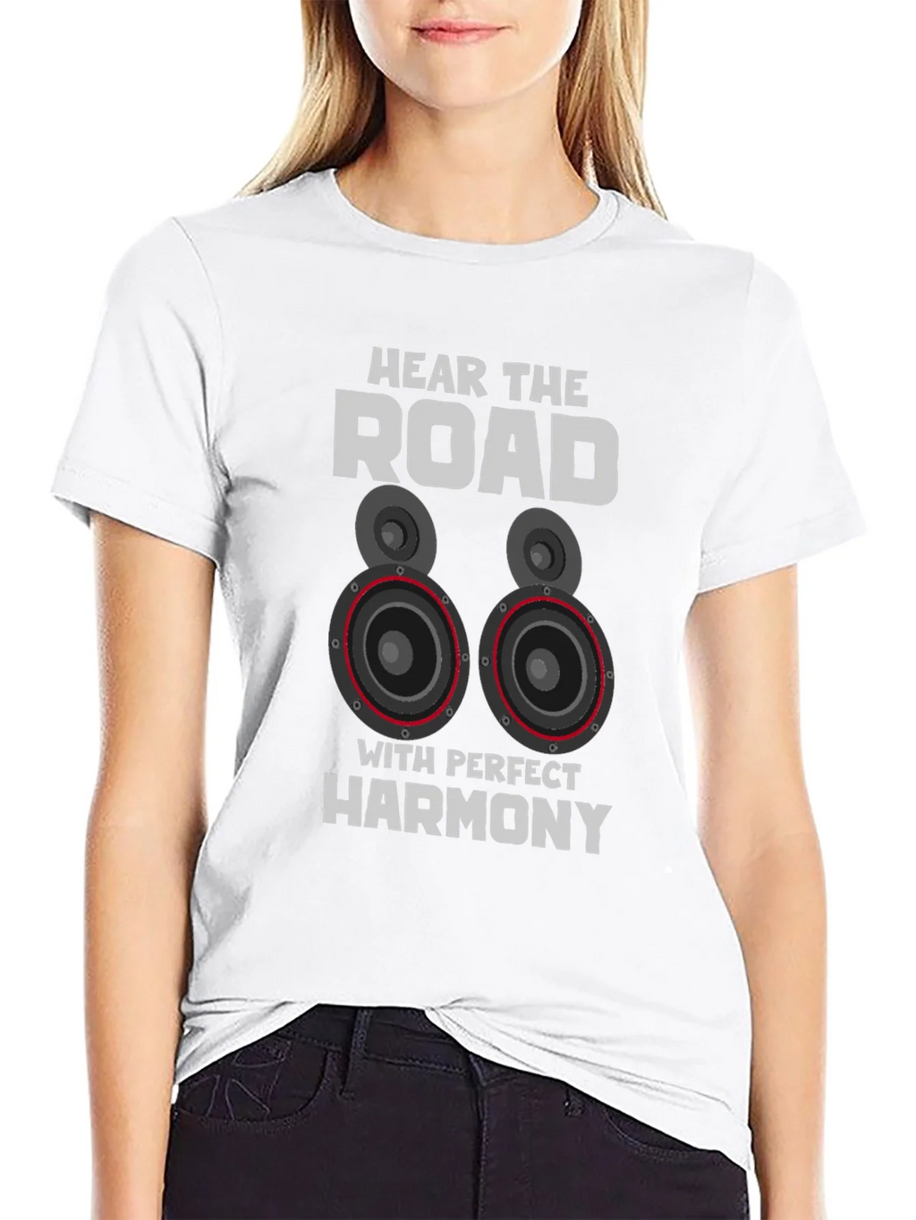 Hear The Road Mens Black T-Shirt product image 8