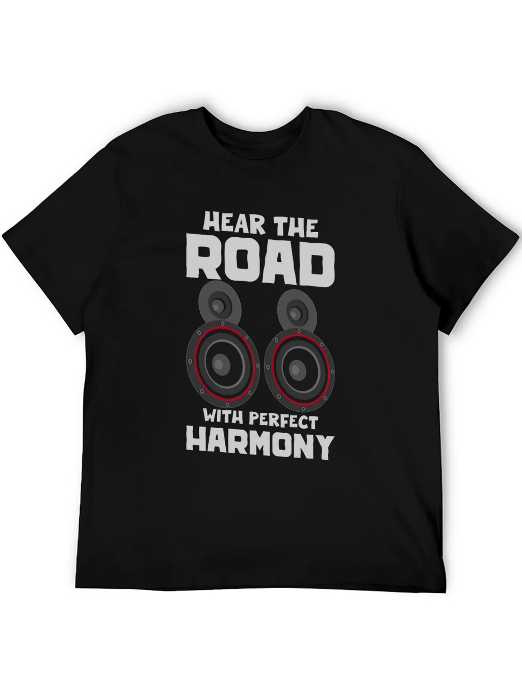 Hear The Road Mens Black T-Shirt product image 5