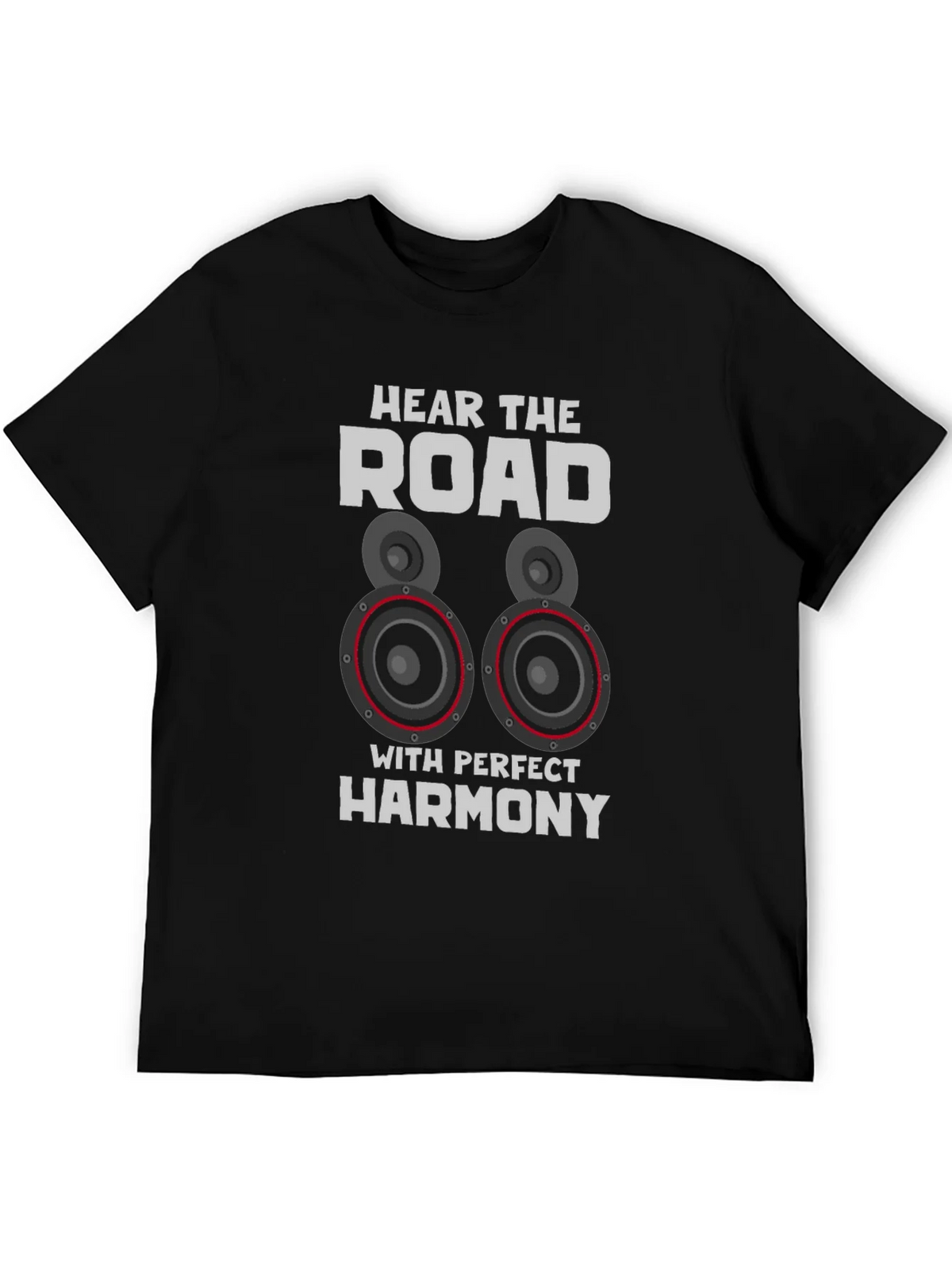 Hear The Road Mens Black T-Shirt product image 5