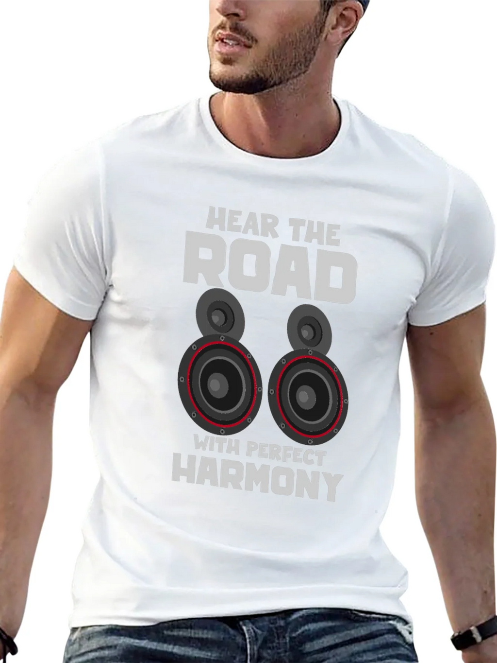 Hear The Road Mens Black T-Shirt product image 12