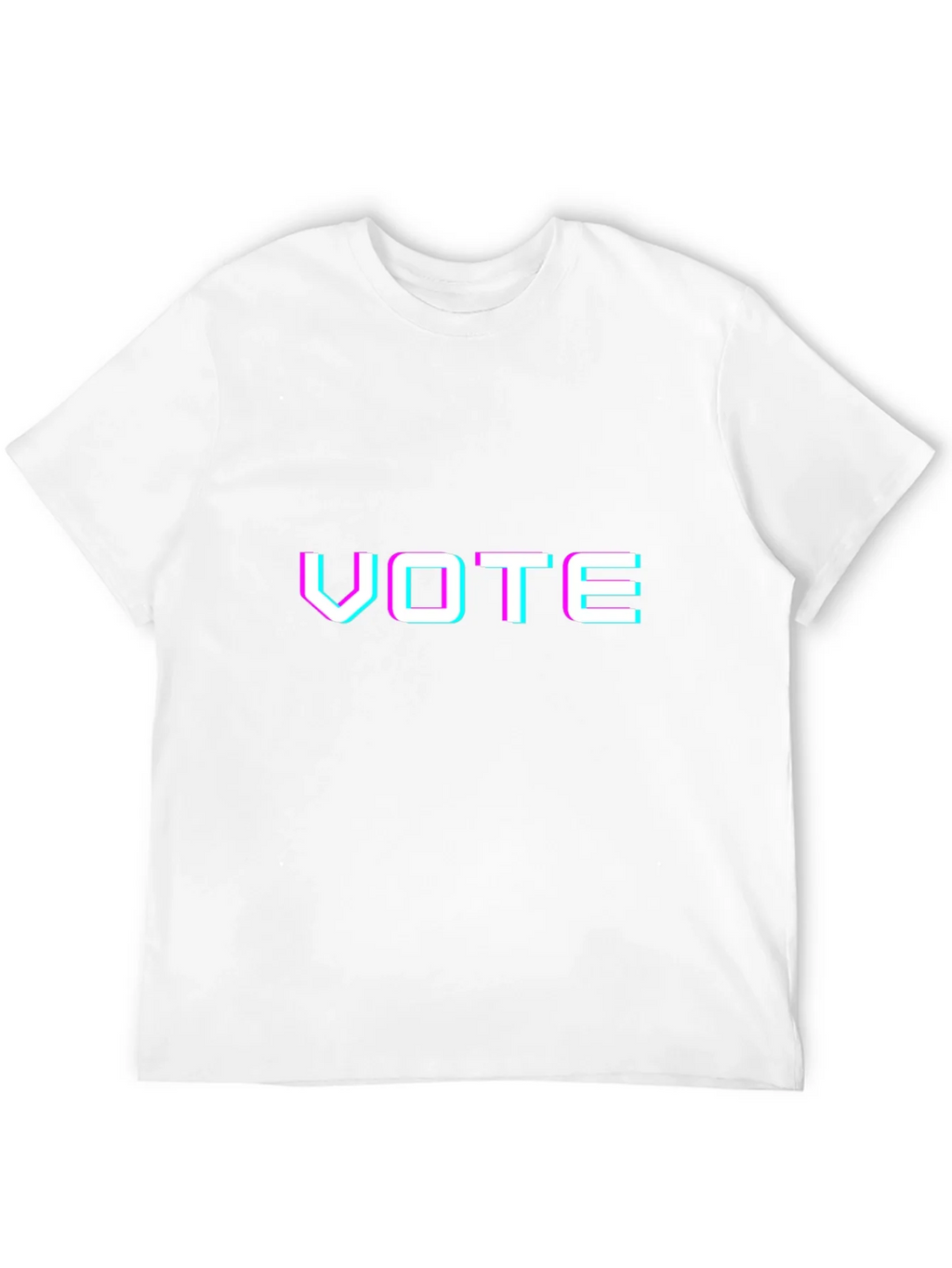 Vote Glitchcore Tee - Unisex Black T-Shirt product image 11