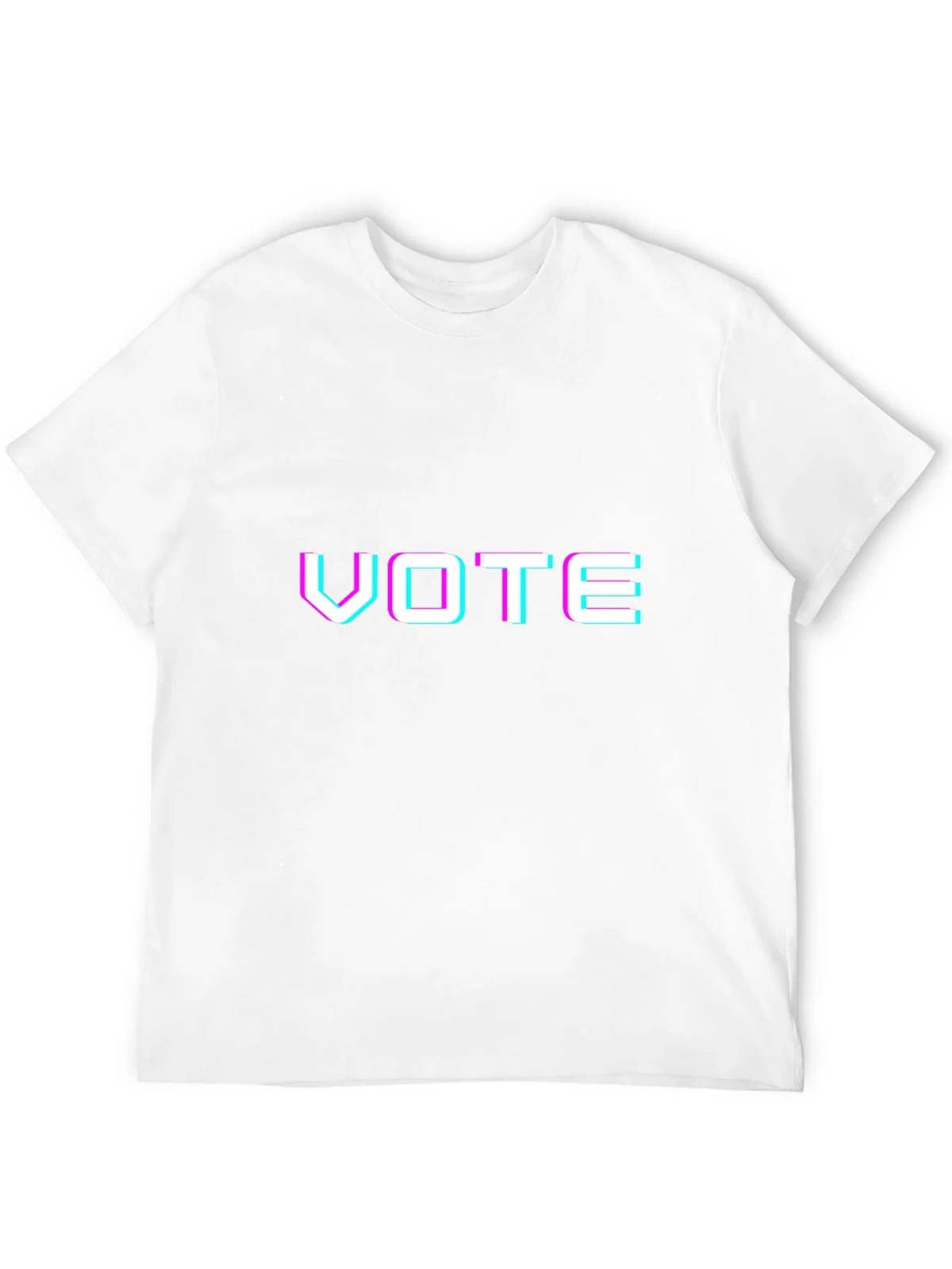 Vote Glitchcore Tee - Unisex Black T-Shirt product image 11
